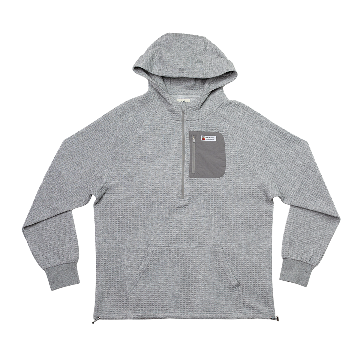Men&amp;#39;s Waffle Tech Hoodie (Ash)