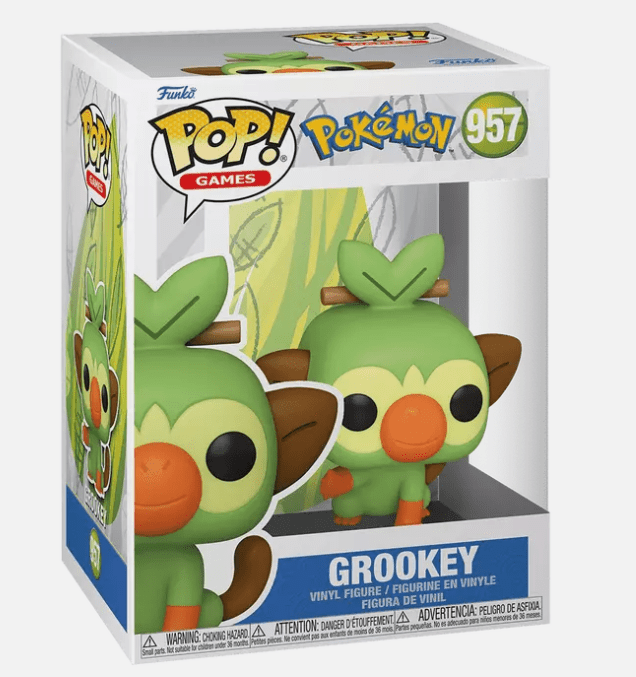 Grookey Funko Pop Pokemon 957 W/ Protector