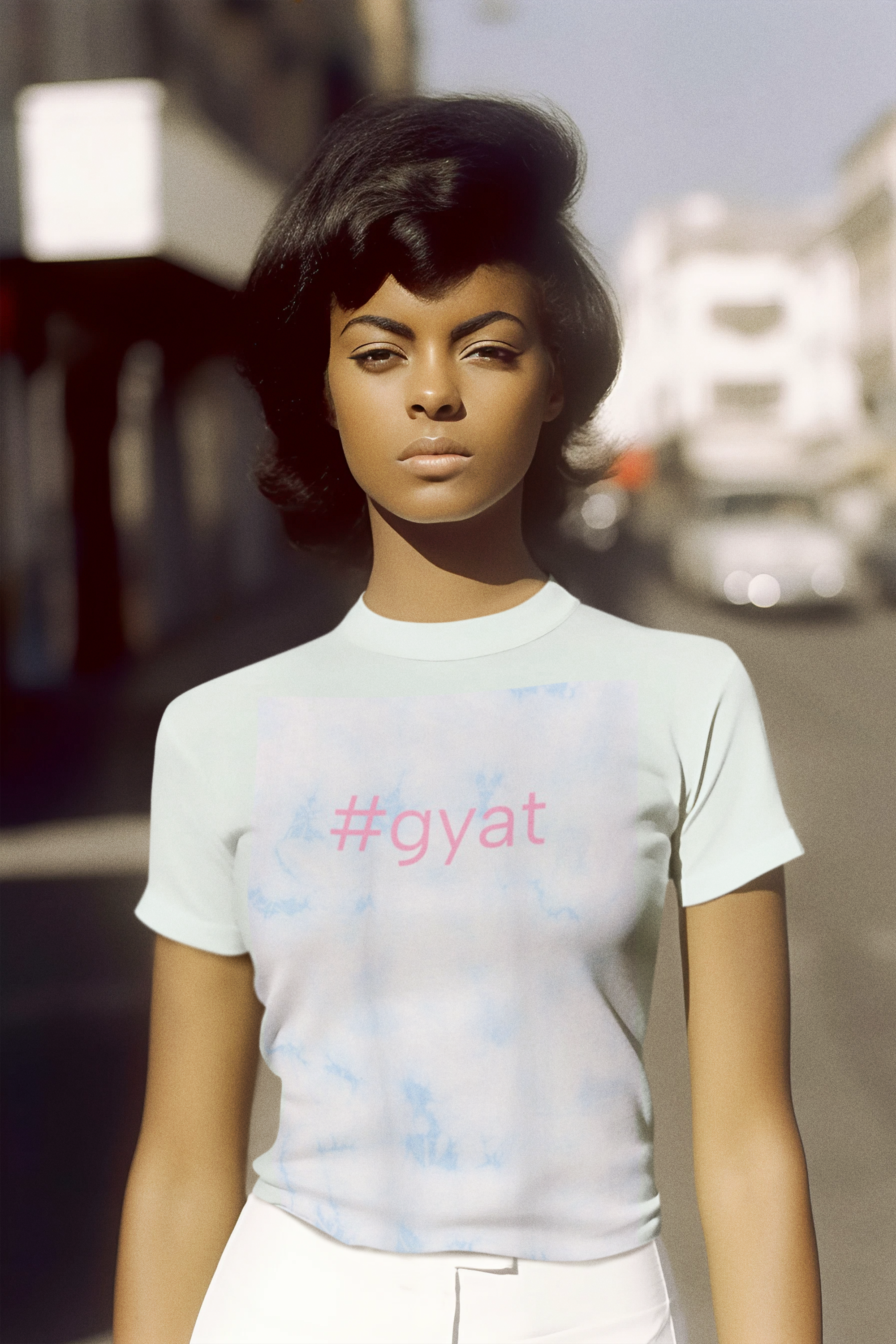 #gyat High End Tie-Dyed T-Shirt