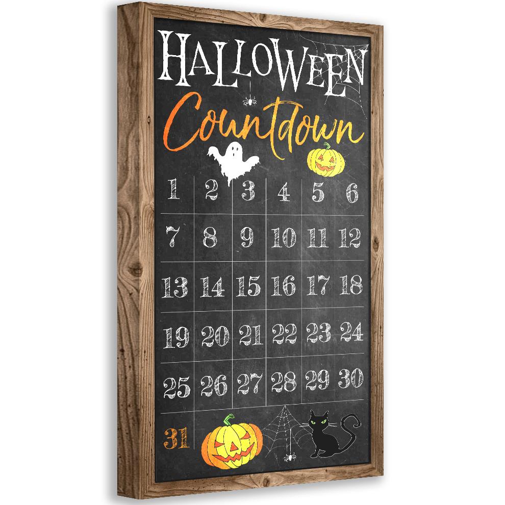 Halloween Countdown - Canvas