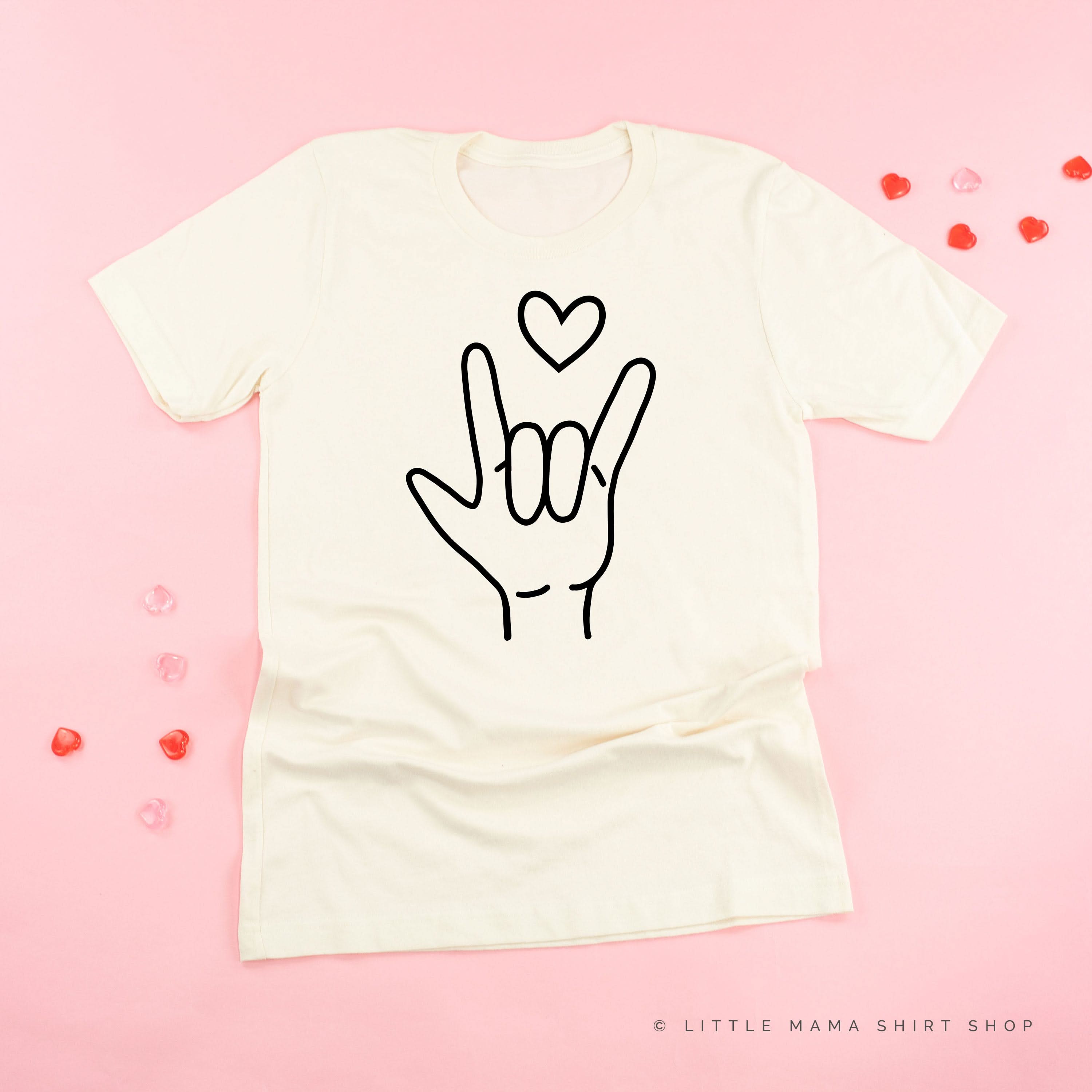 Sign Language - I Love You - Unisex Tee