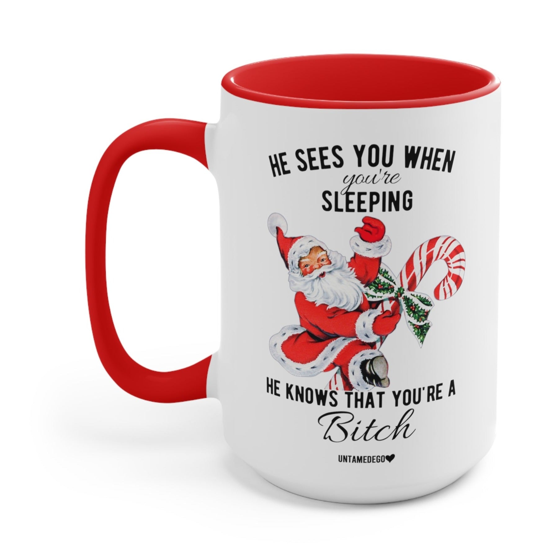 He Sees You When You&amp;#39;re Sleeping Christmas Mug