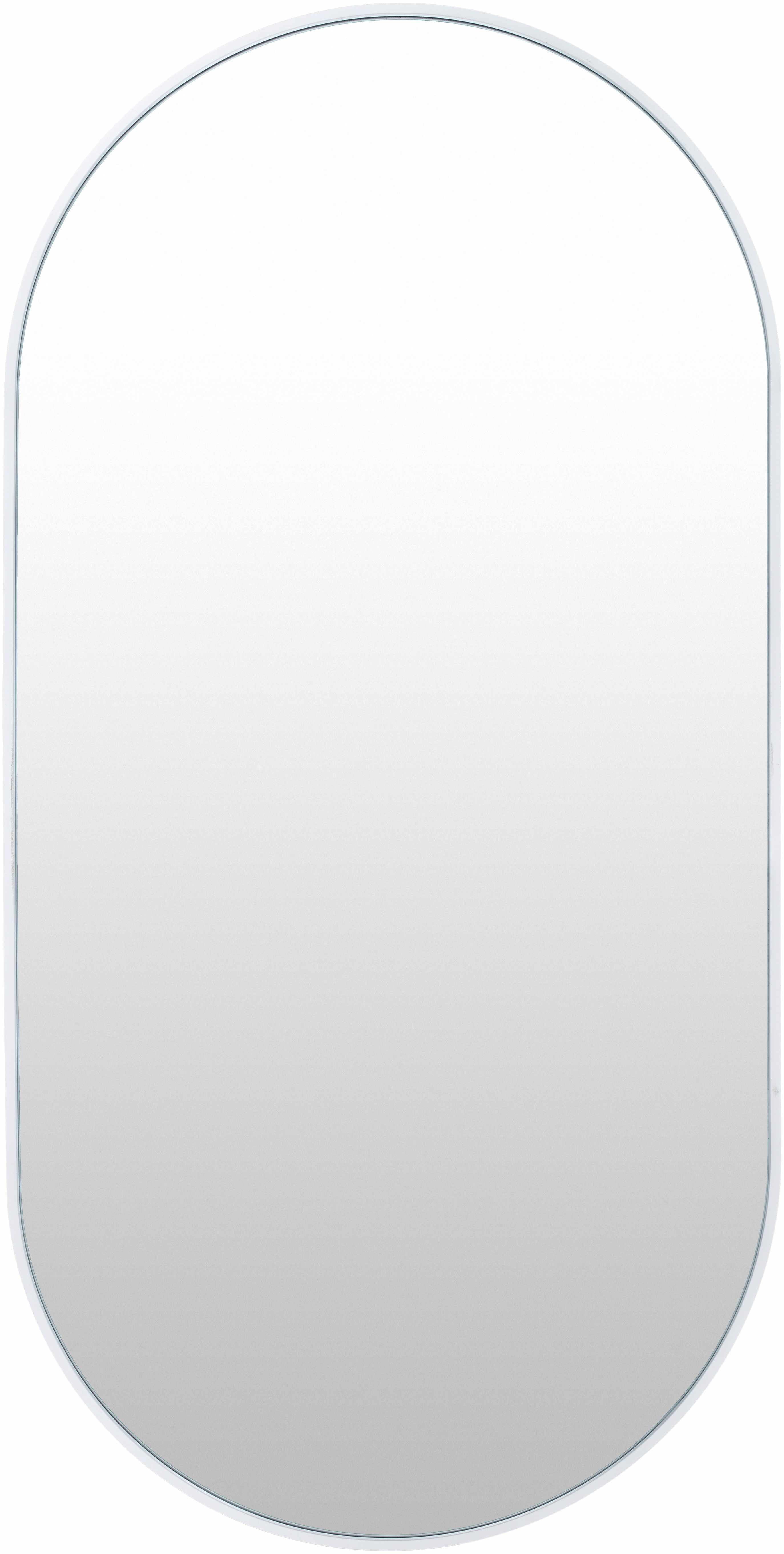 Hagenburg White Iron Frame Mirror