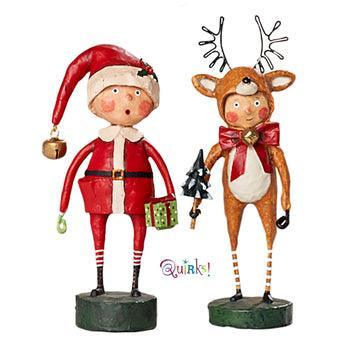 Holiday Friends Set of 2 Lori Mitchell Figurines