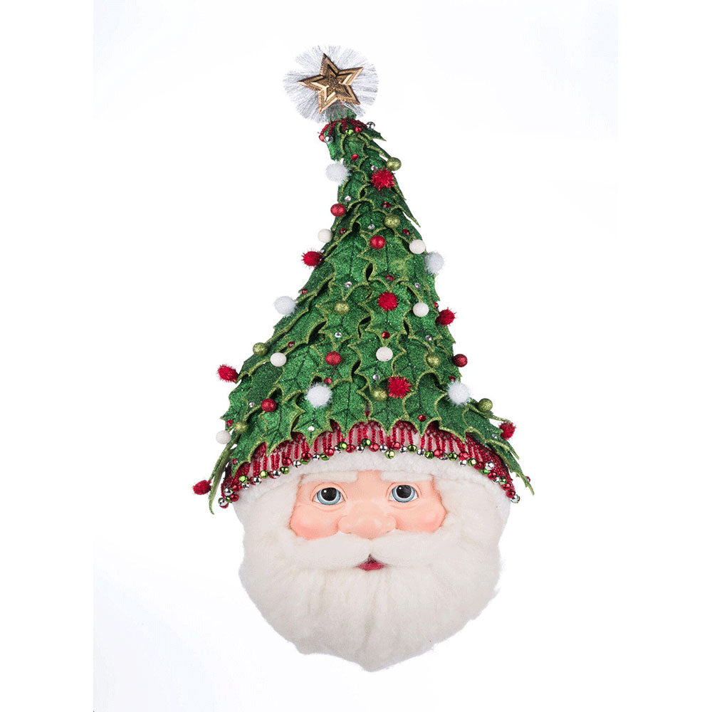 Holly Woods Santa Wall Mask by Katherine&amp;#39;s Collection