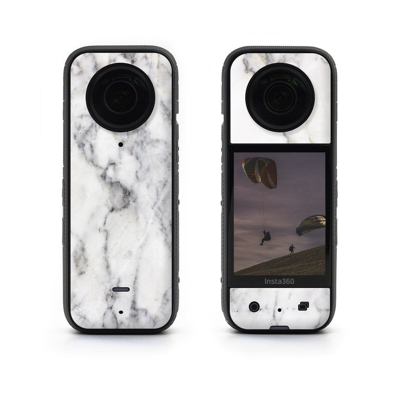 White Marble - Insta360 X3 Skin