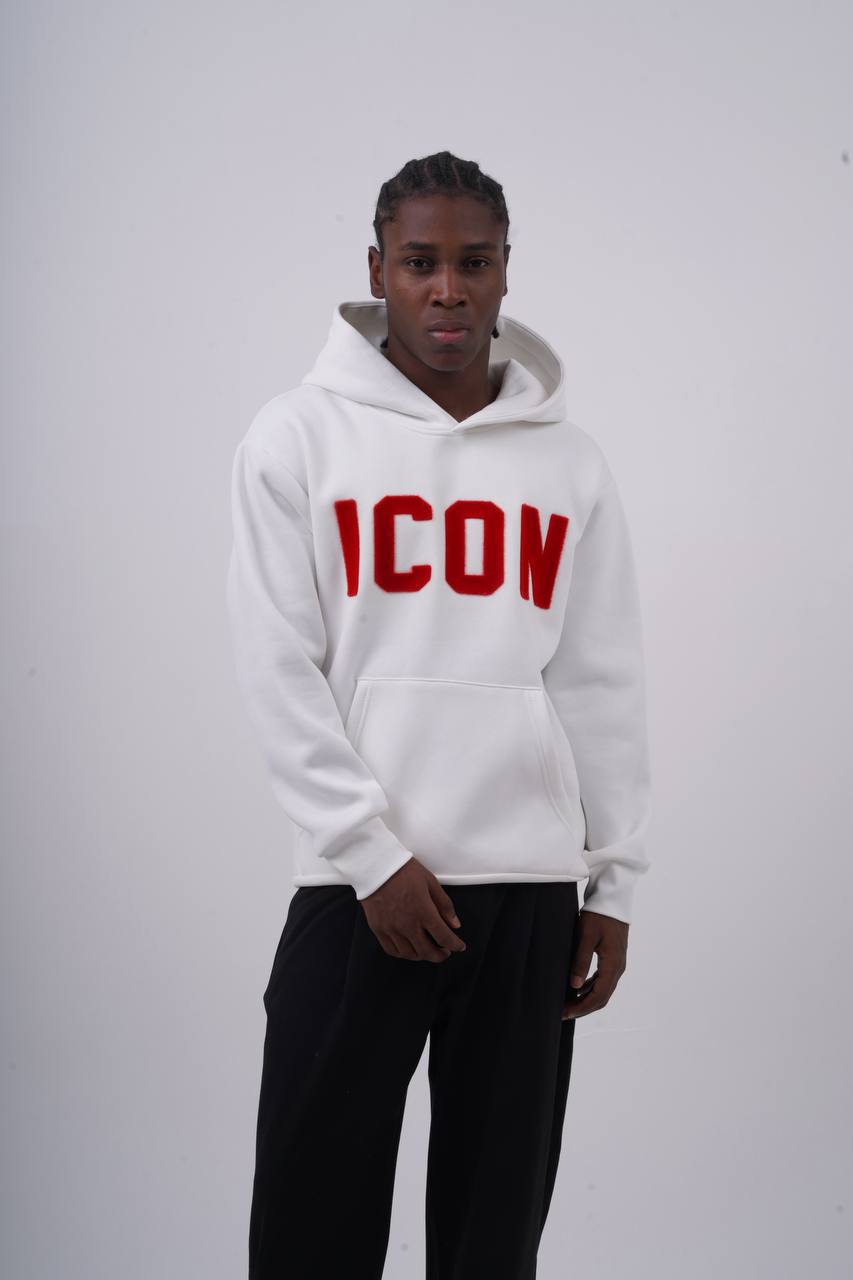 Unisex &amp;quot;ICON&amp;quot; Oversize Hoodie - Heavyweight Printed Sweatshirt