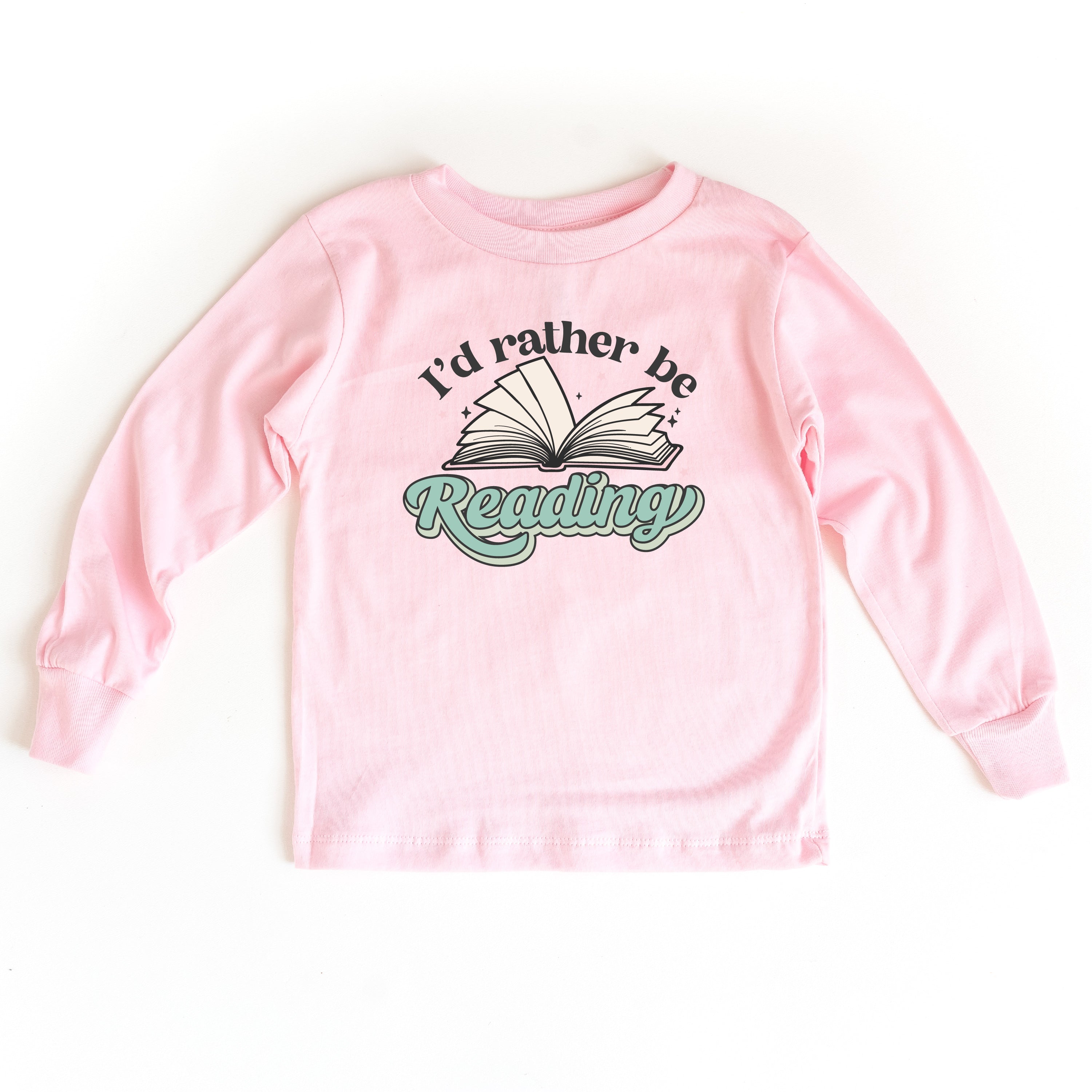I&#39;d Rather Be Reading - Child Long Sleeve Tee