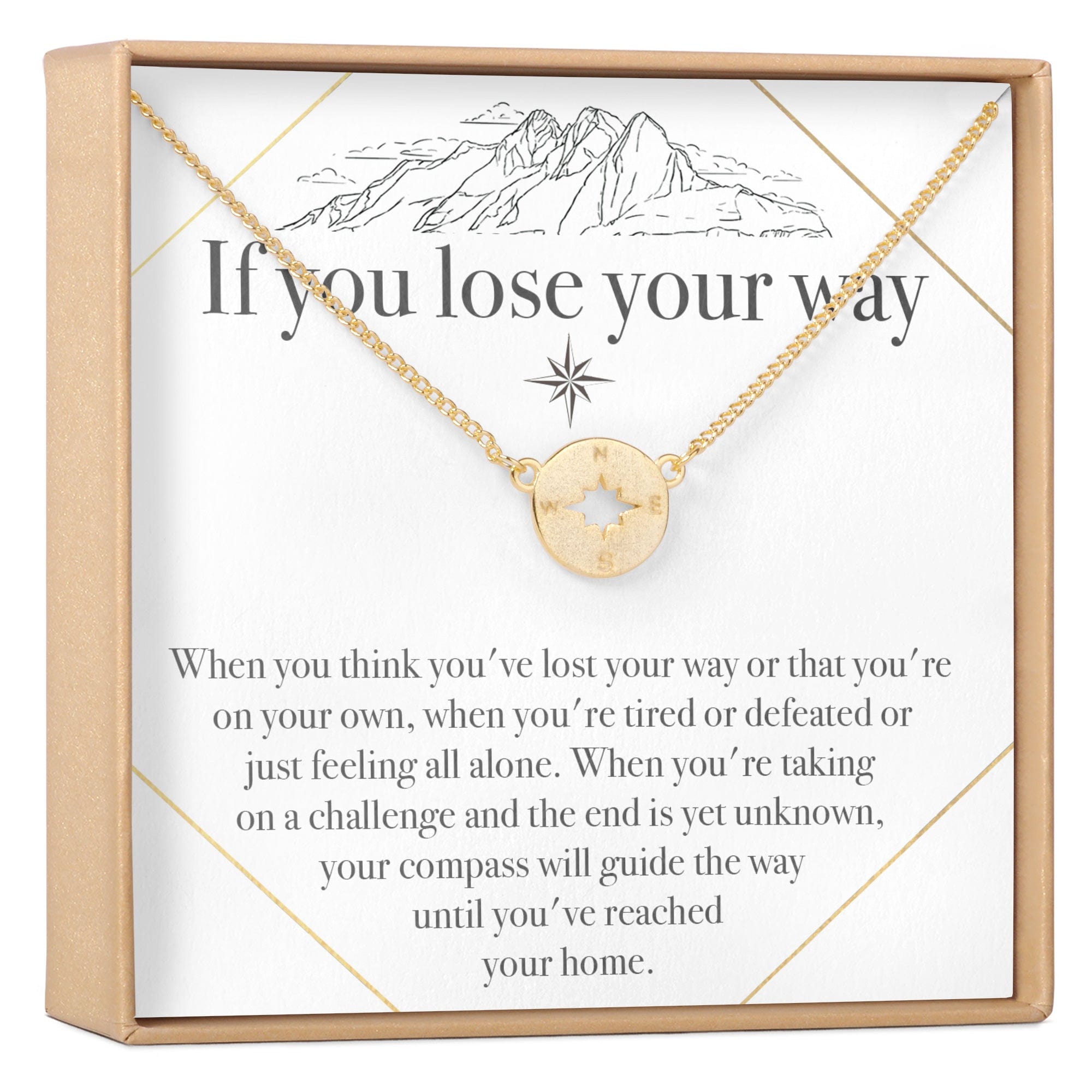 IF YOU LOSE YOUR WAY NECKLACE