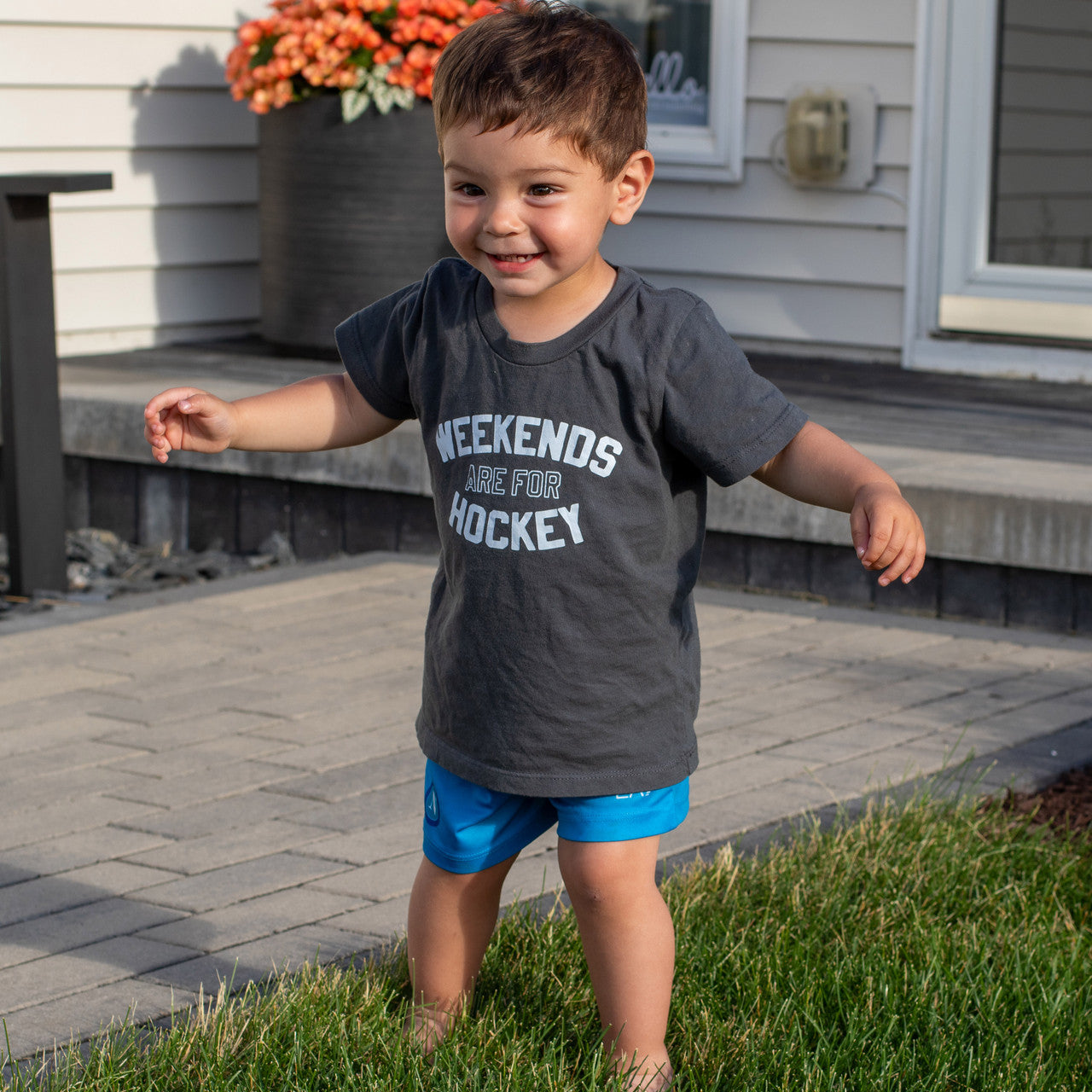 Weekends are for Hockey USA Made Toddler Tee