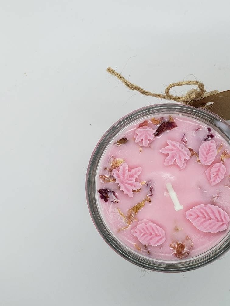 Sweet Lavender Rose Candle