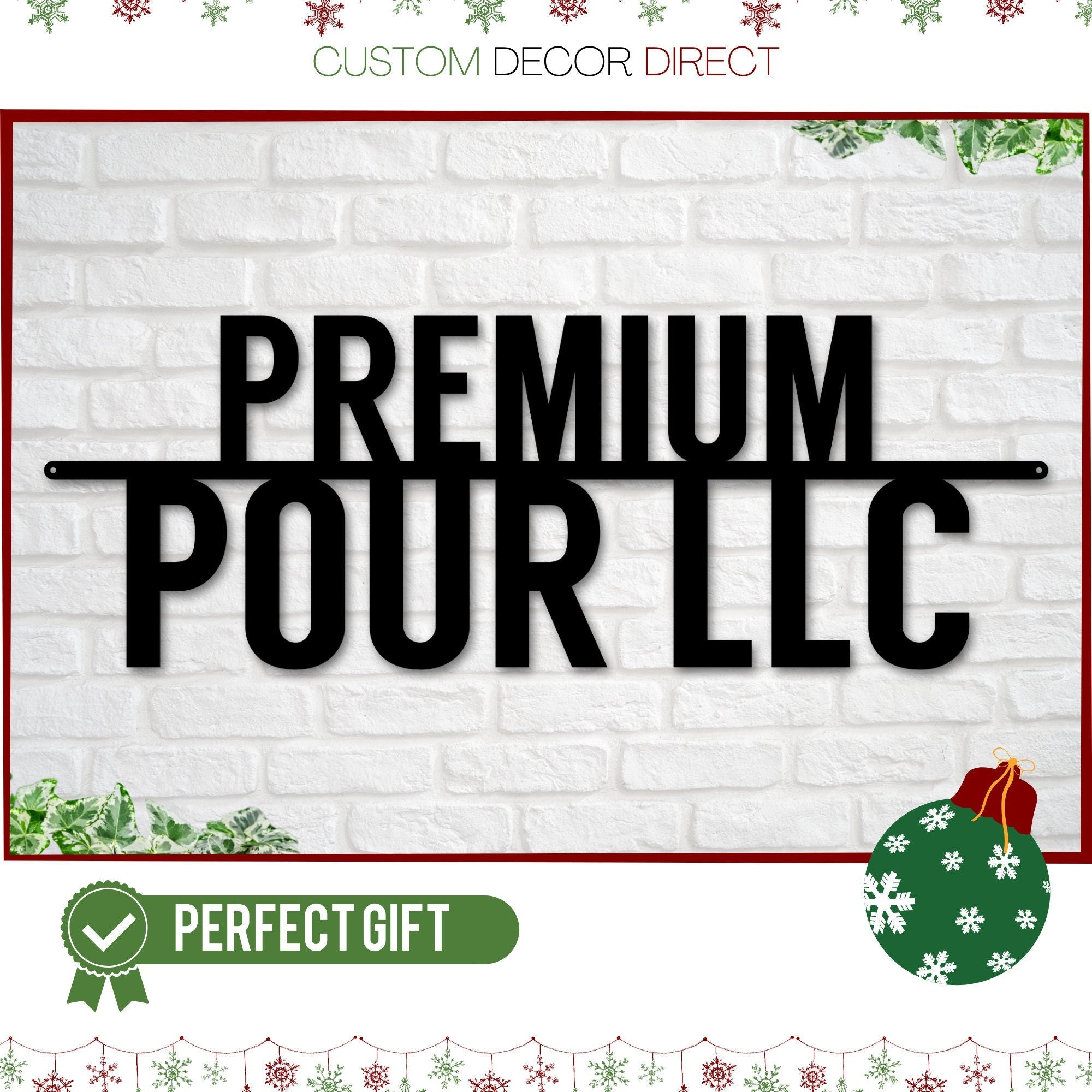 Black Friday Sale, Business Sign, Custom Business name Sign, LLC sign, Metal Sign for Business, Small Business Sign, Sign for small Business