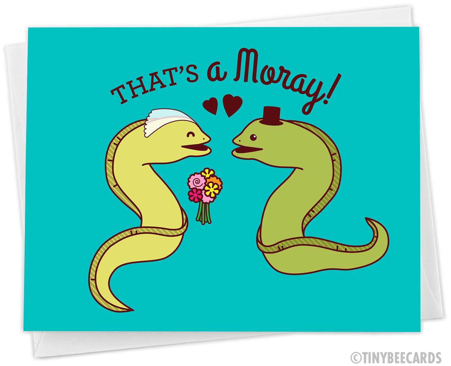 Funny Wedding Card &amp;quot;That&amp;#39;s A Moray!&amp;quot;