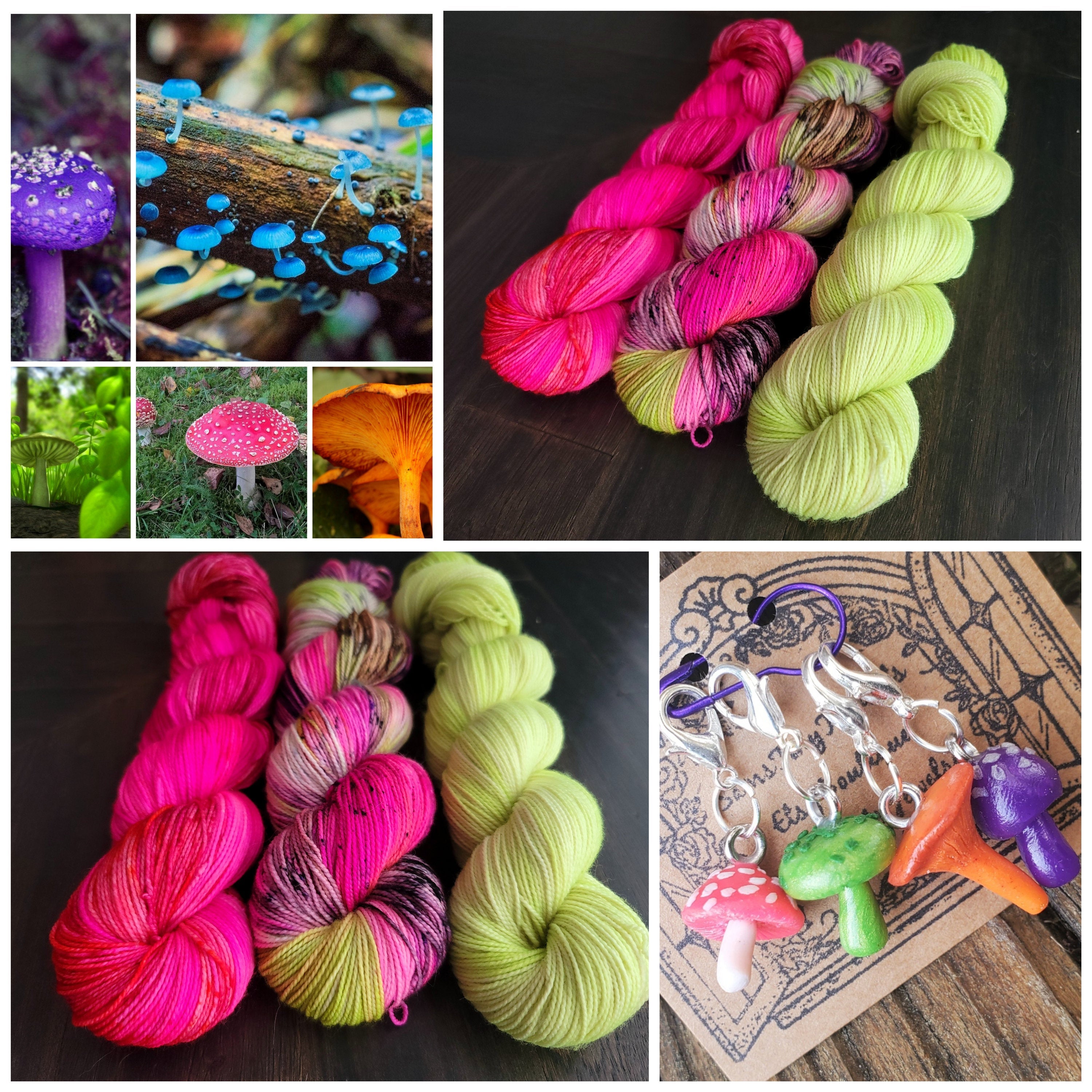 Enchanted Toadstools 3 skein kit
