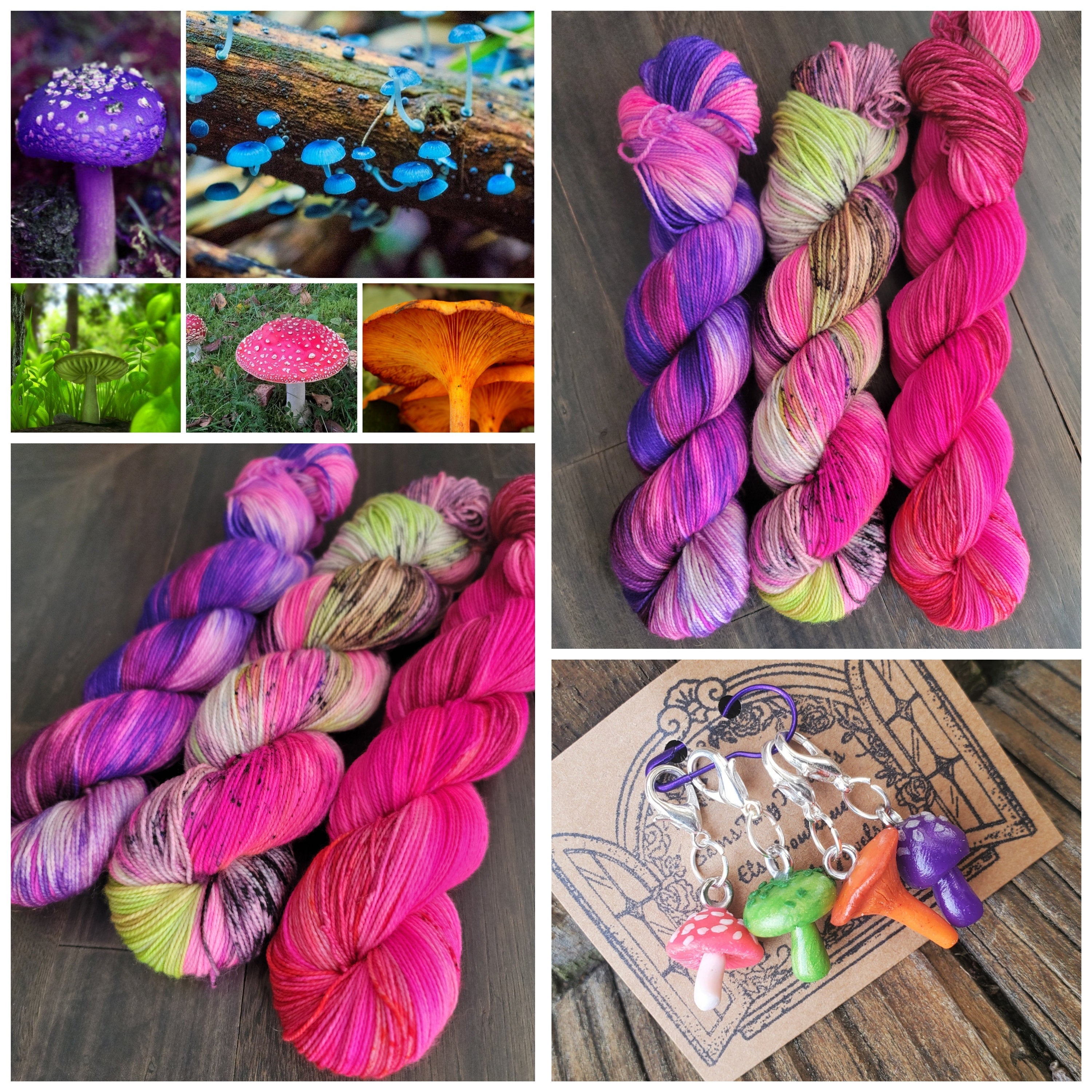 Psychedelic 3 skein kit