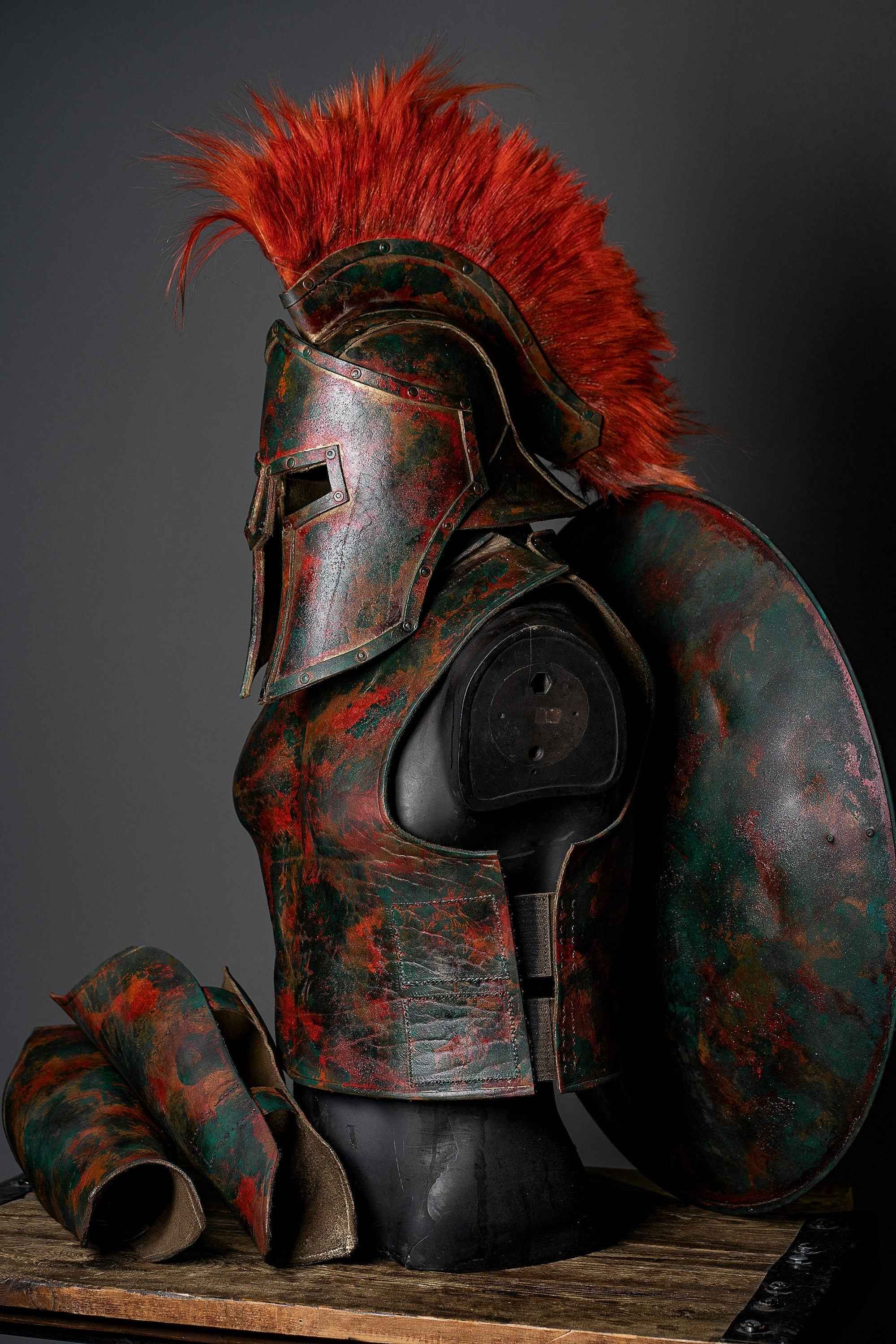 King Leonid spartan helmet (300 Spartans)