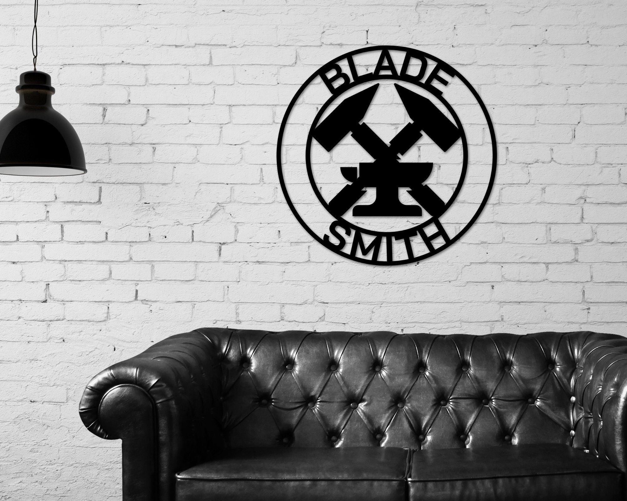 Home Forge Sign, Forge Sign, Blacksmith Sign, Metal Sign, Blade Smith Sign, Custom Home Forge Sign, Anvil Sign, Hammer Sign, Blacksmith Gift