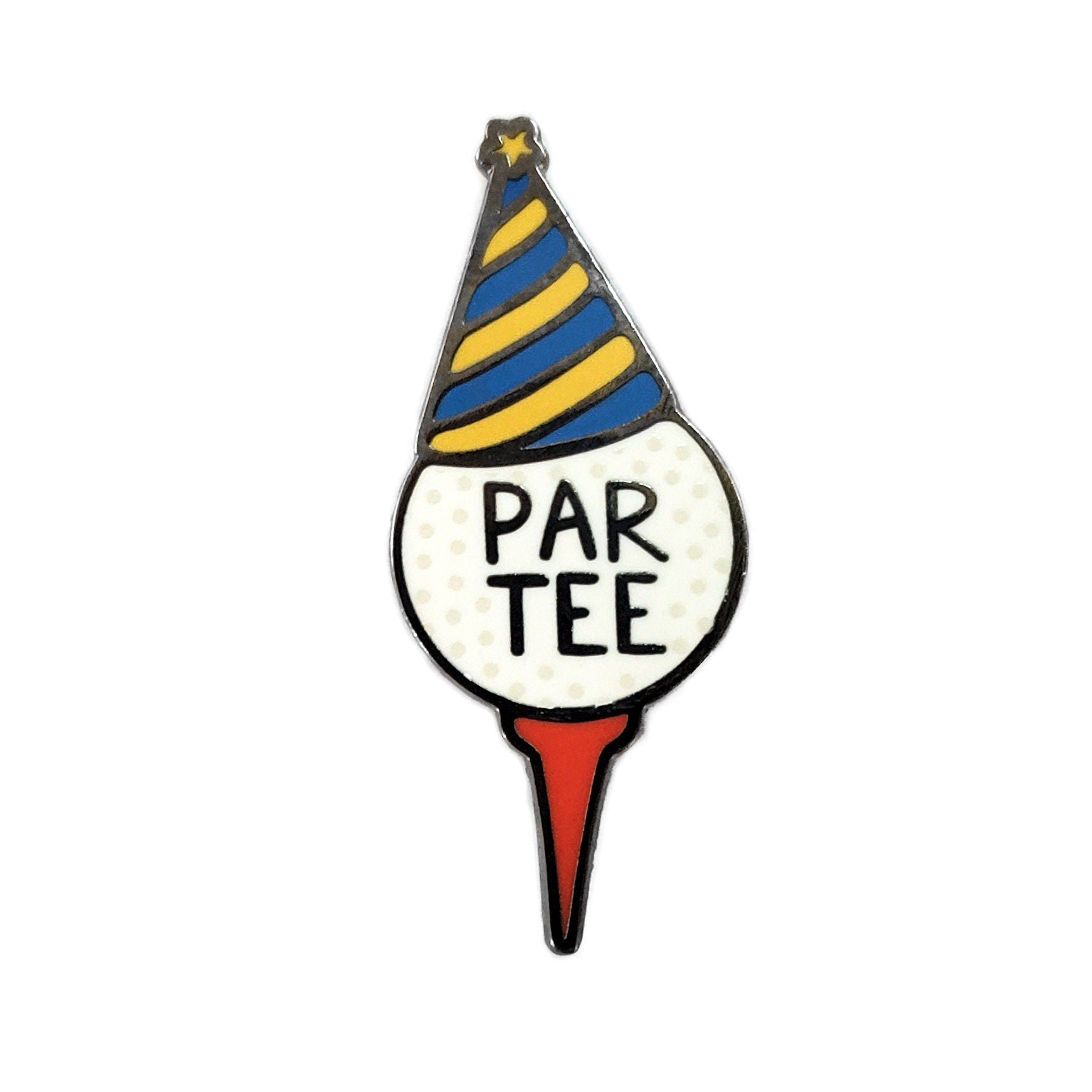 Par Tee Enamel Pin