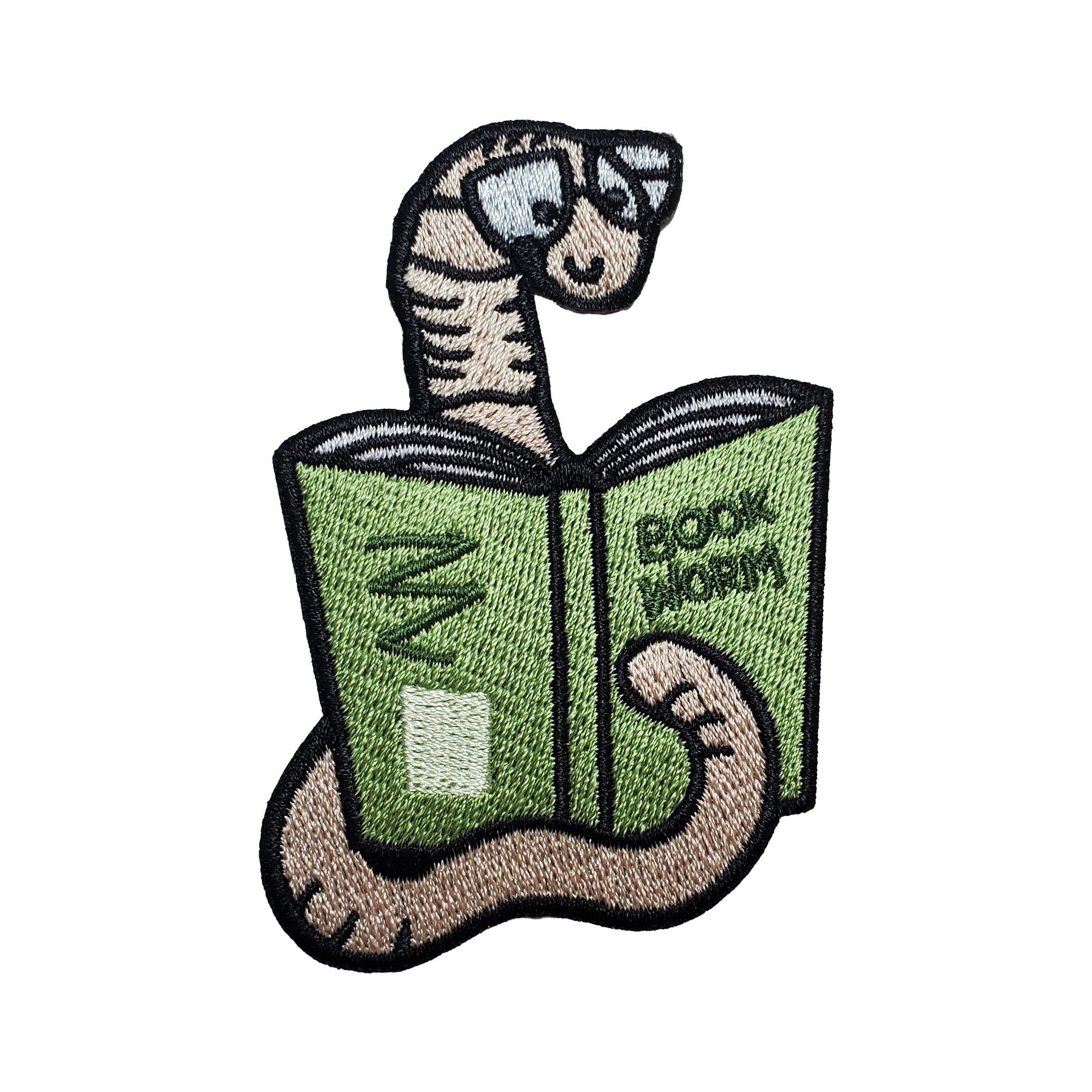 Book Worm Patch