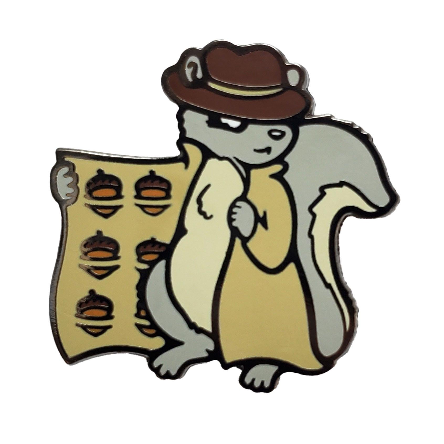 Shady Squirrel Pin