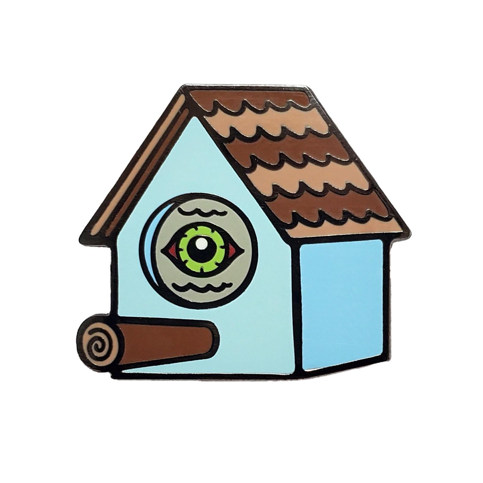 Bird Watching Birdhouse Golf Ball Marker