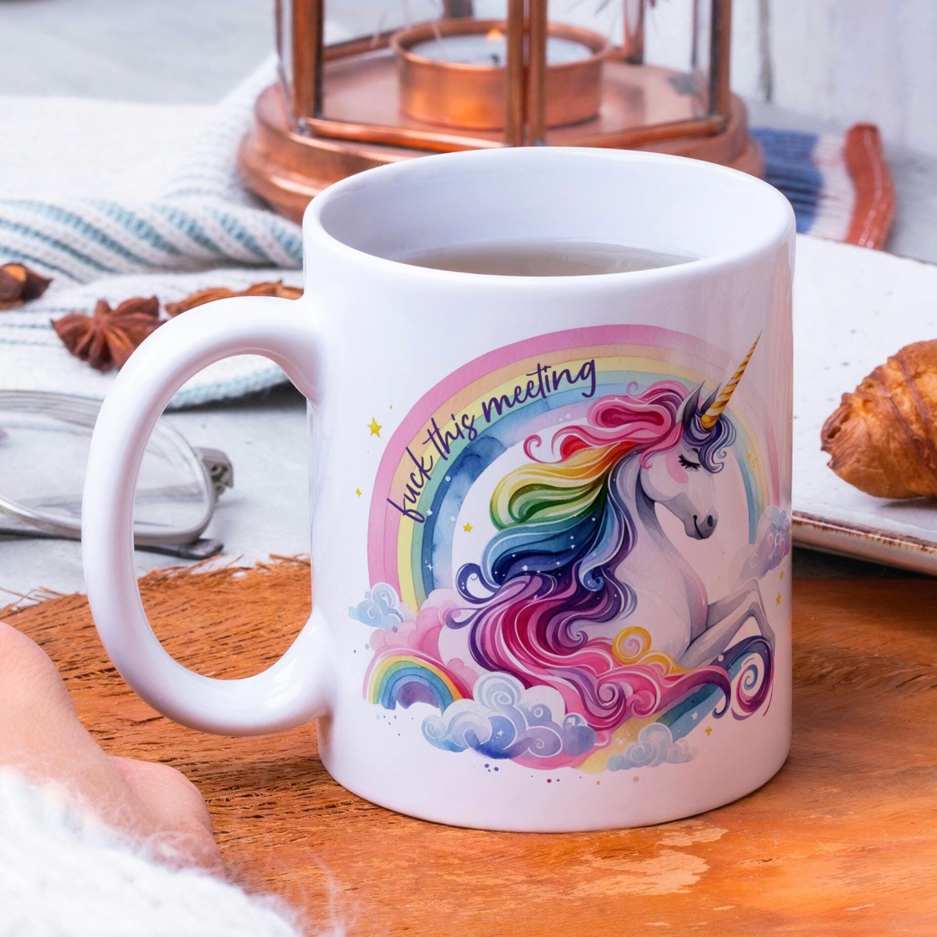 Fuck This Meeting Unicorn Mug for Work