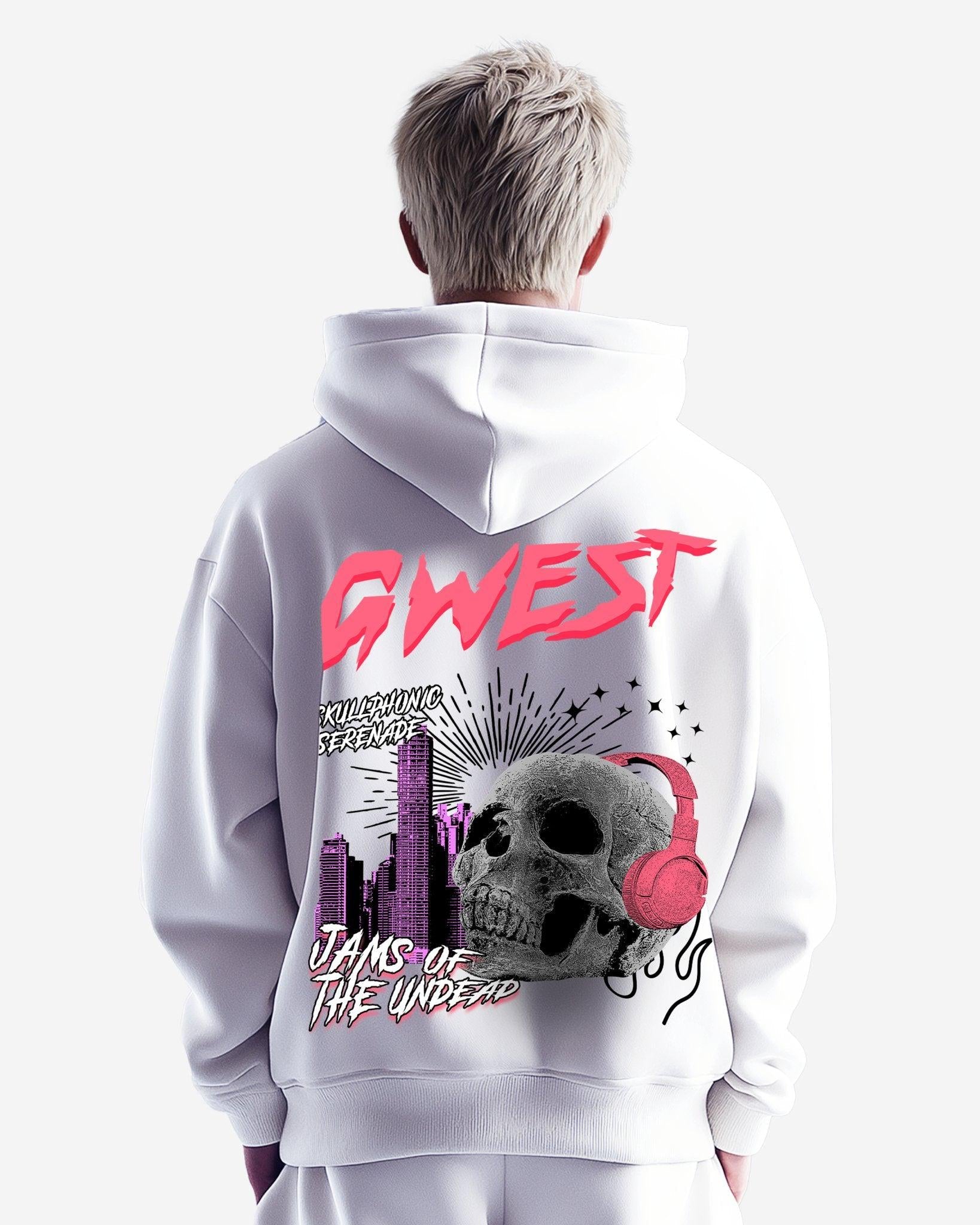 G West Mens Jams Of The Undead Oversize Hoodie