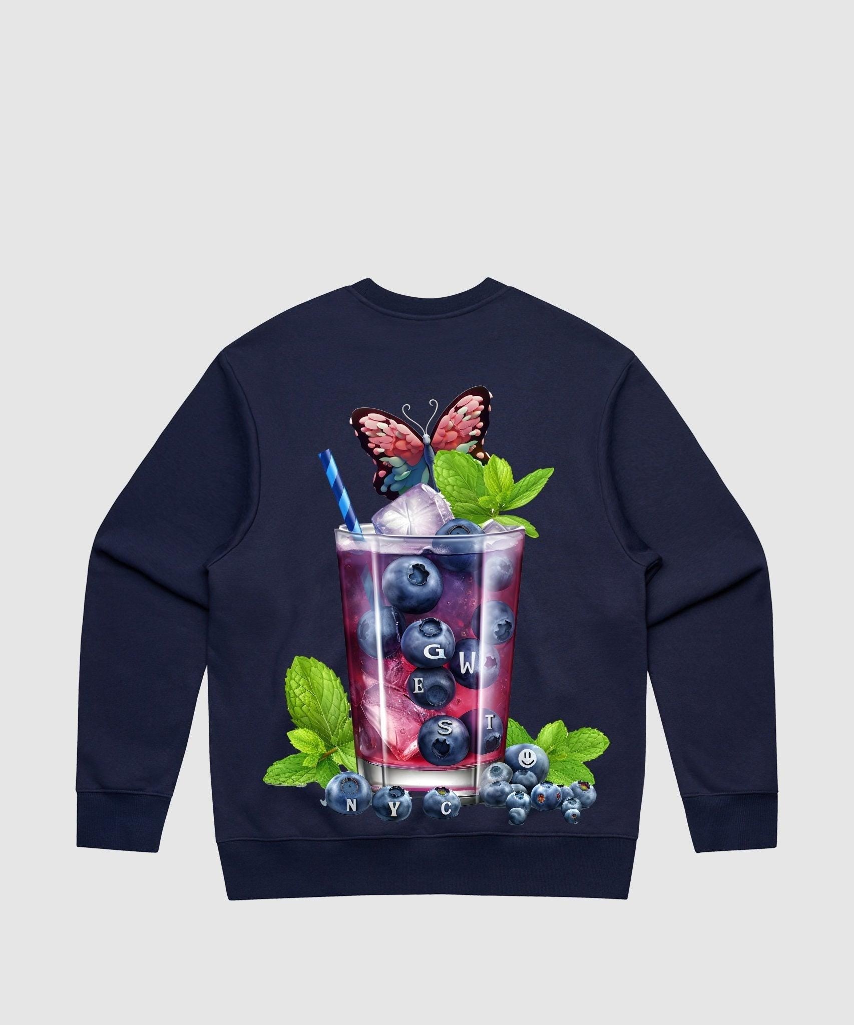 G West Blueberry Mohito Heavy Premium Crewneck