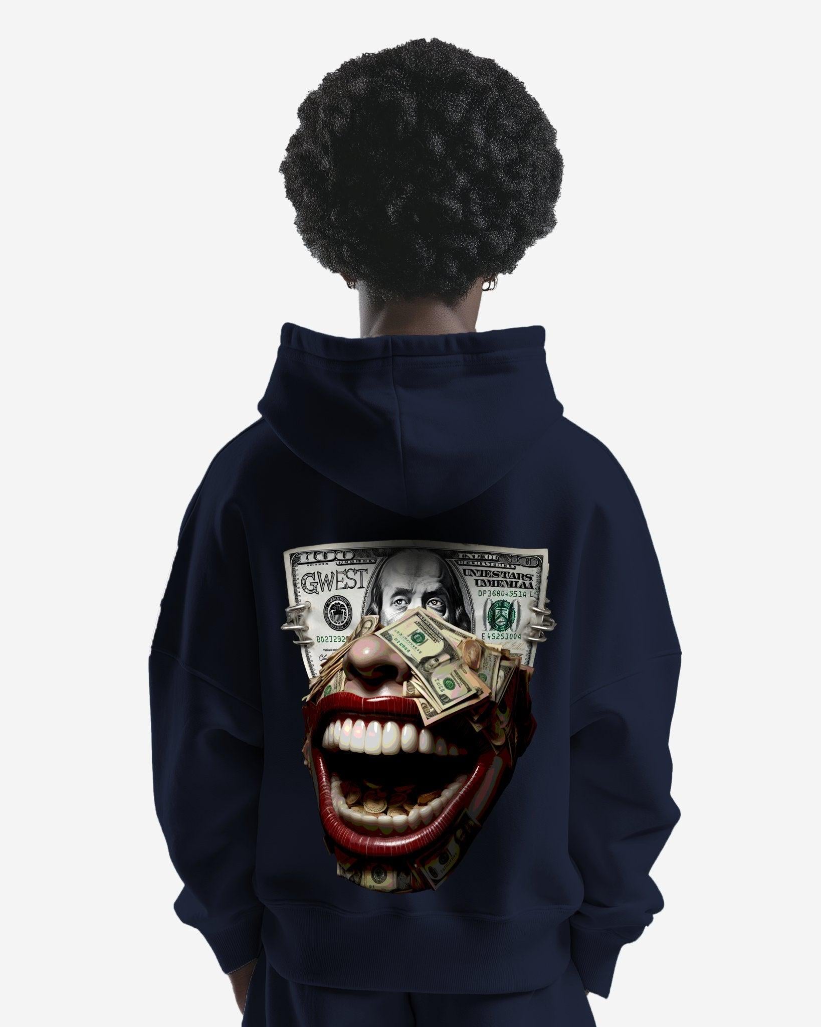 G West Mens Money Mouth Heavy Premium Hoodie