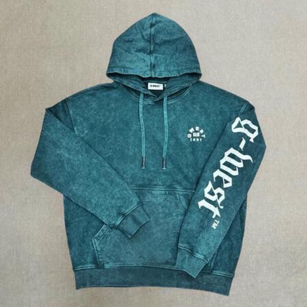 G West Mens Mens Letter Graphic Hoodie