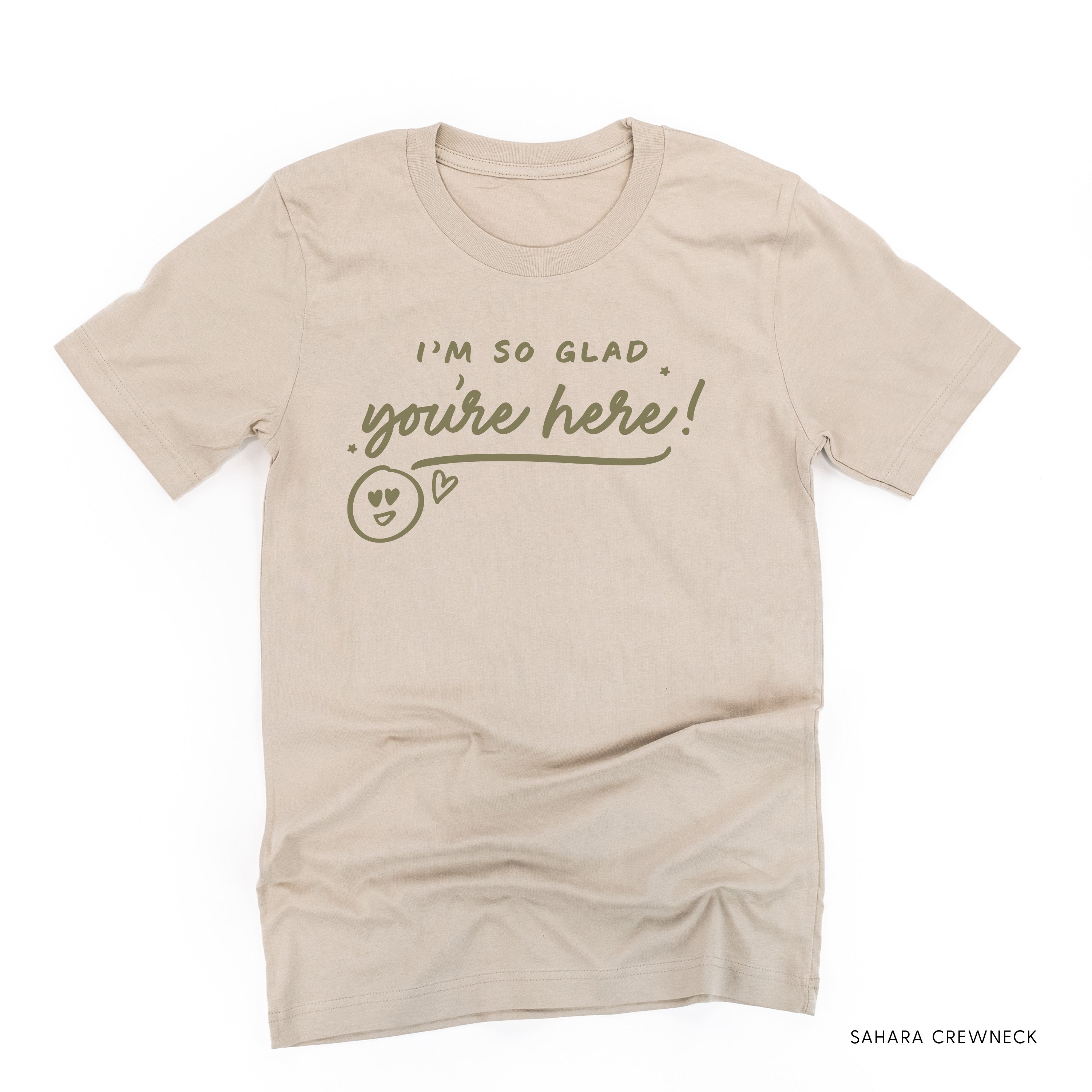 I&#39;m So Glad You&#39;re Here! - Tone On Tone - Unisex Tee