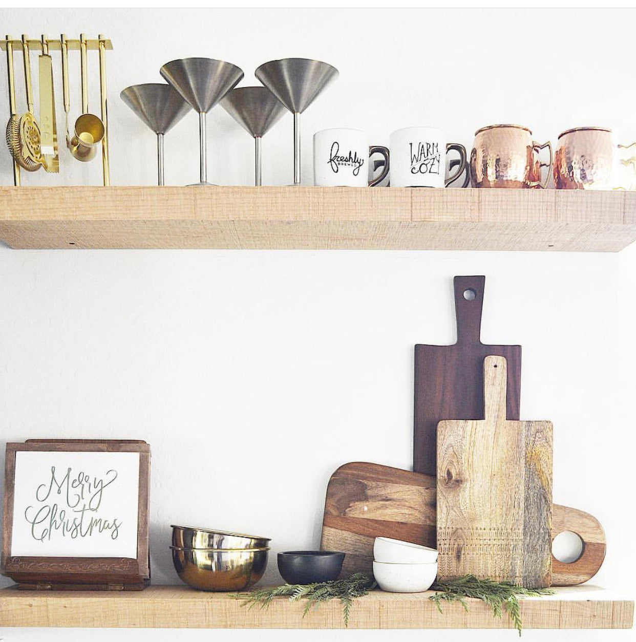 Merry Christmas Wall decor framed wood art