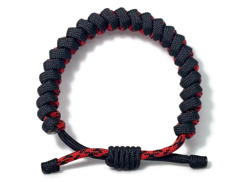Engineered Black Widow Rope Bracelet