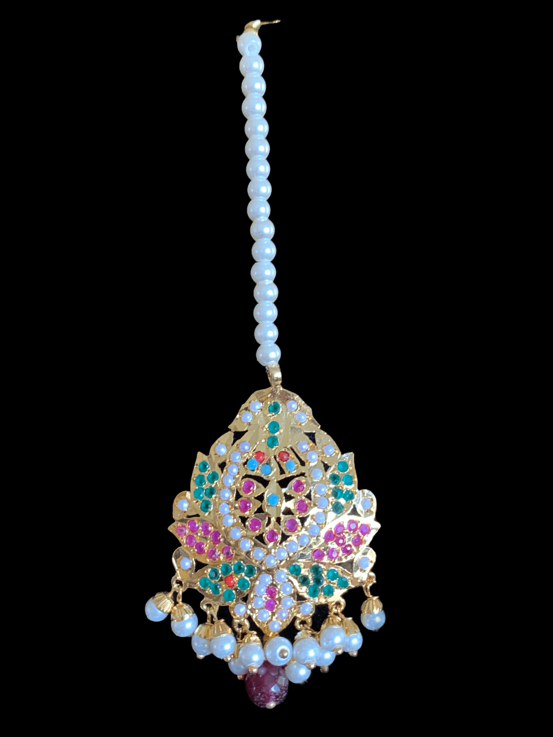 DJTK78 Navratan  jadau tika ( NAVRATAN ) ( READY TO SHIP)