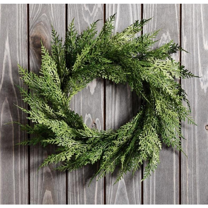 12&amp;quot; Faux Cedar Wreath CW1