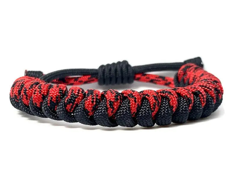 Engineered Black Widow Rope Bracelet