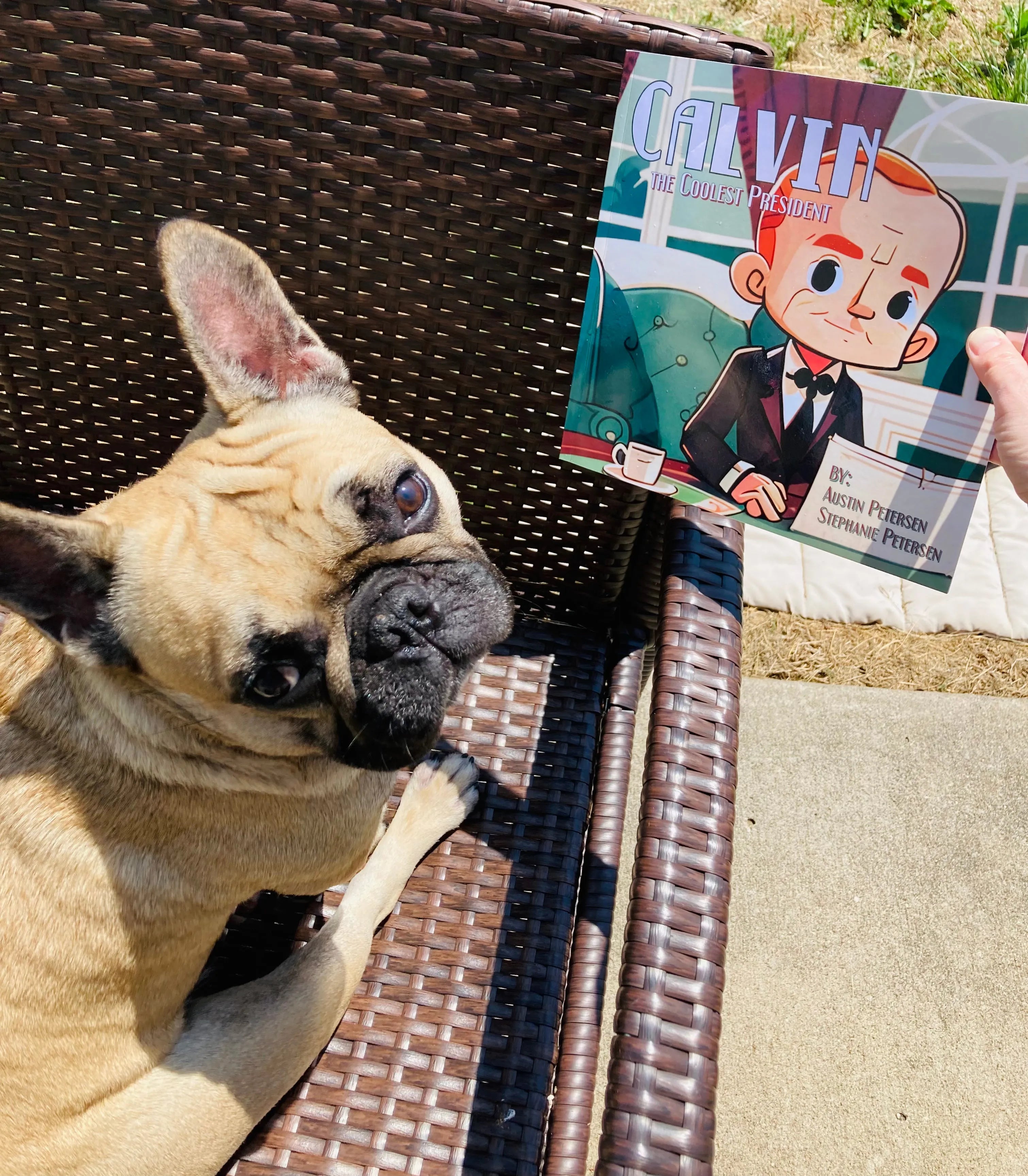 (Autographed) Calvin the Coolest President Book by Austin &amp;amp; Stephanie Petersen