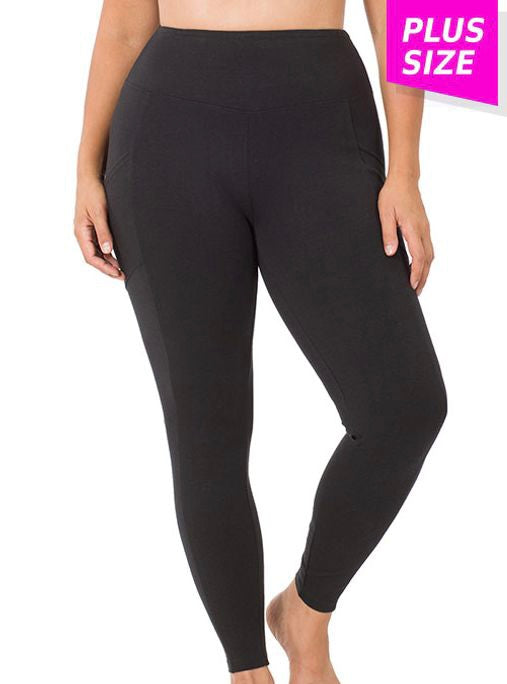 “Watch Me” Solid Leggings