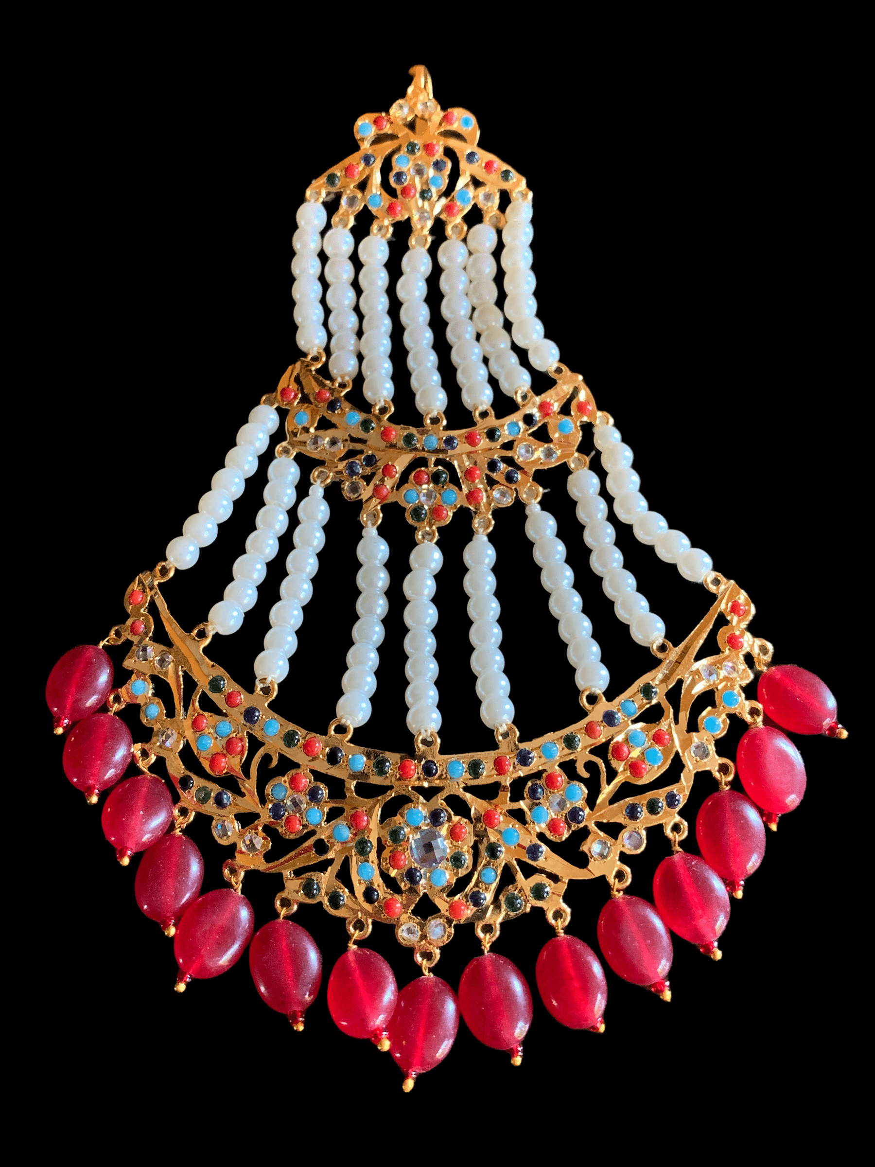 DJHR15 Insia navratan jhoomar ( READY TO SHIP)