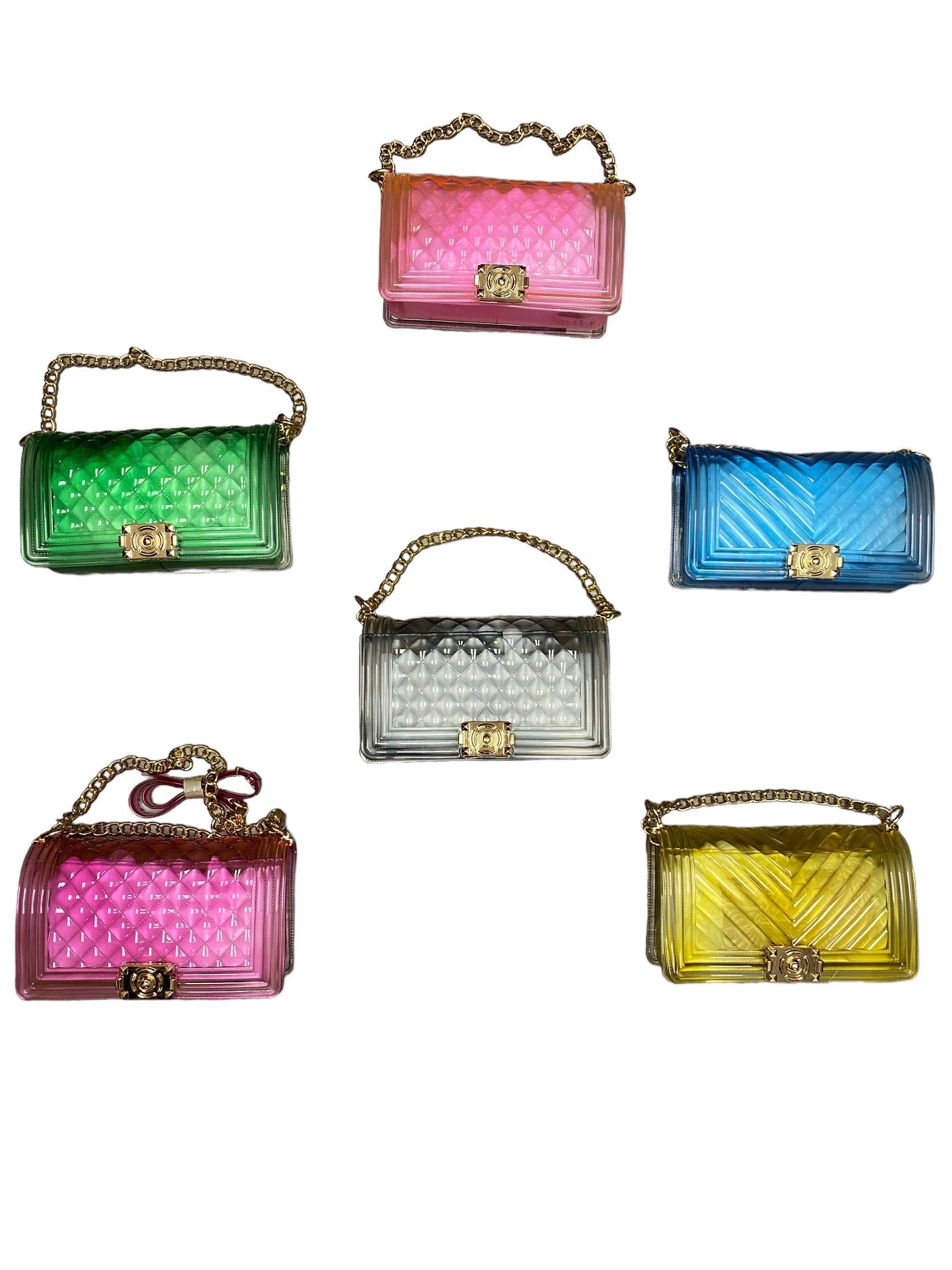 Assorted Transparent Jelly Shoulder Bag