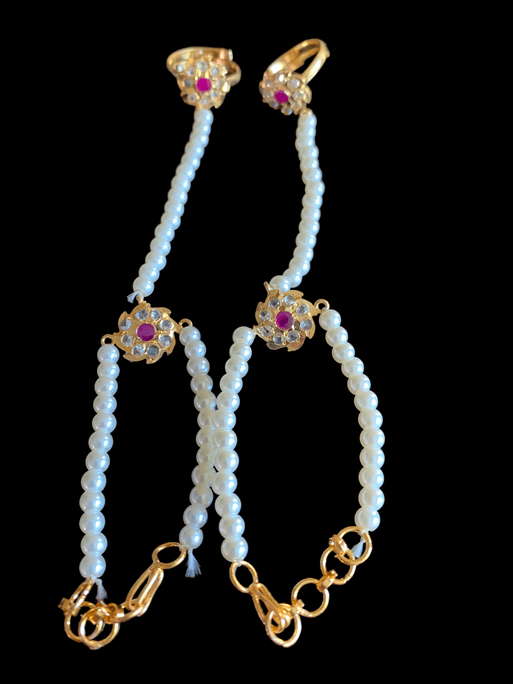 HP20 Meher haathphool - KIDS SIZE - Ruby  (READY TO SHIP)