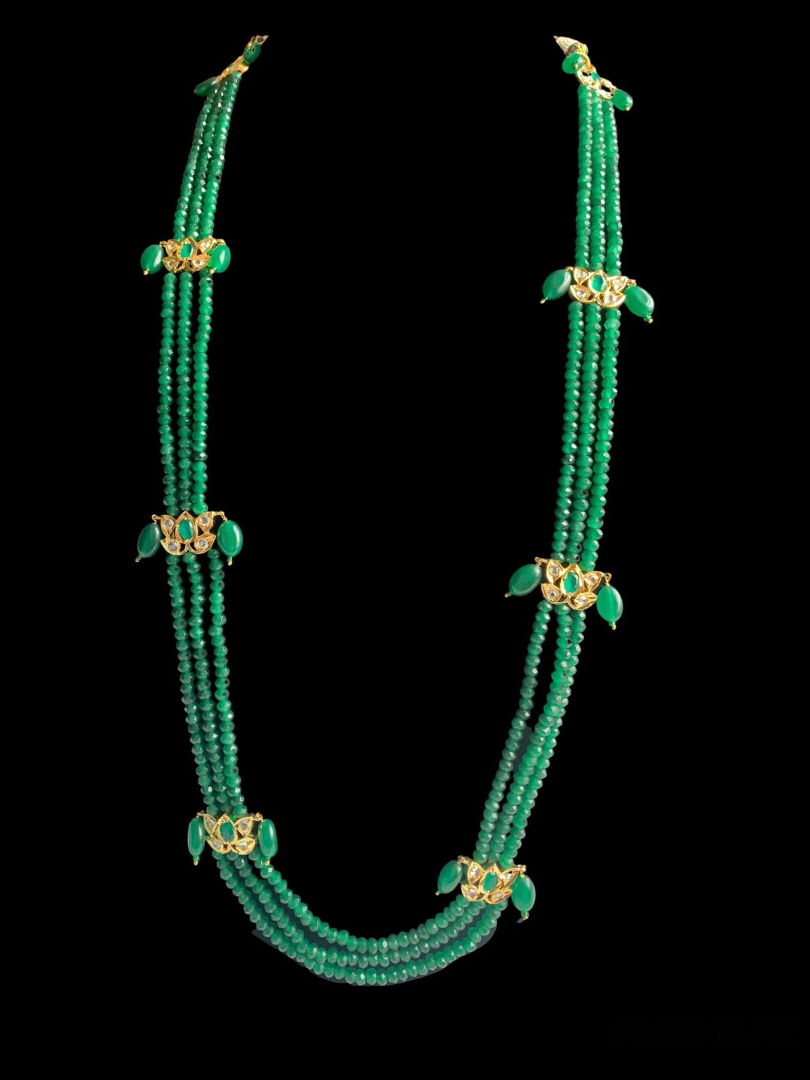 LN49 Raina green beads   necklace ( READY TO SHIP )
