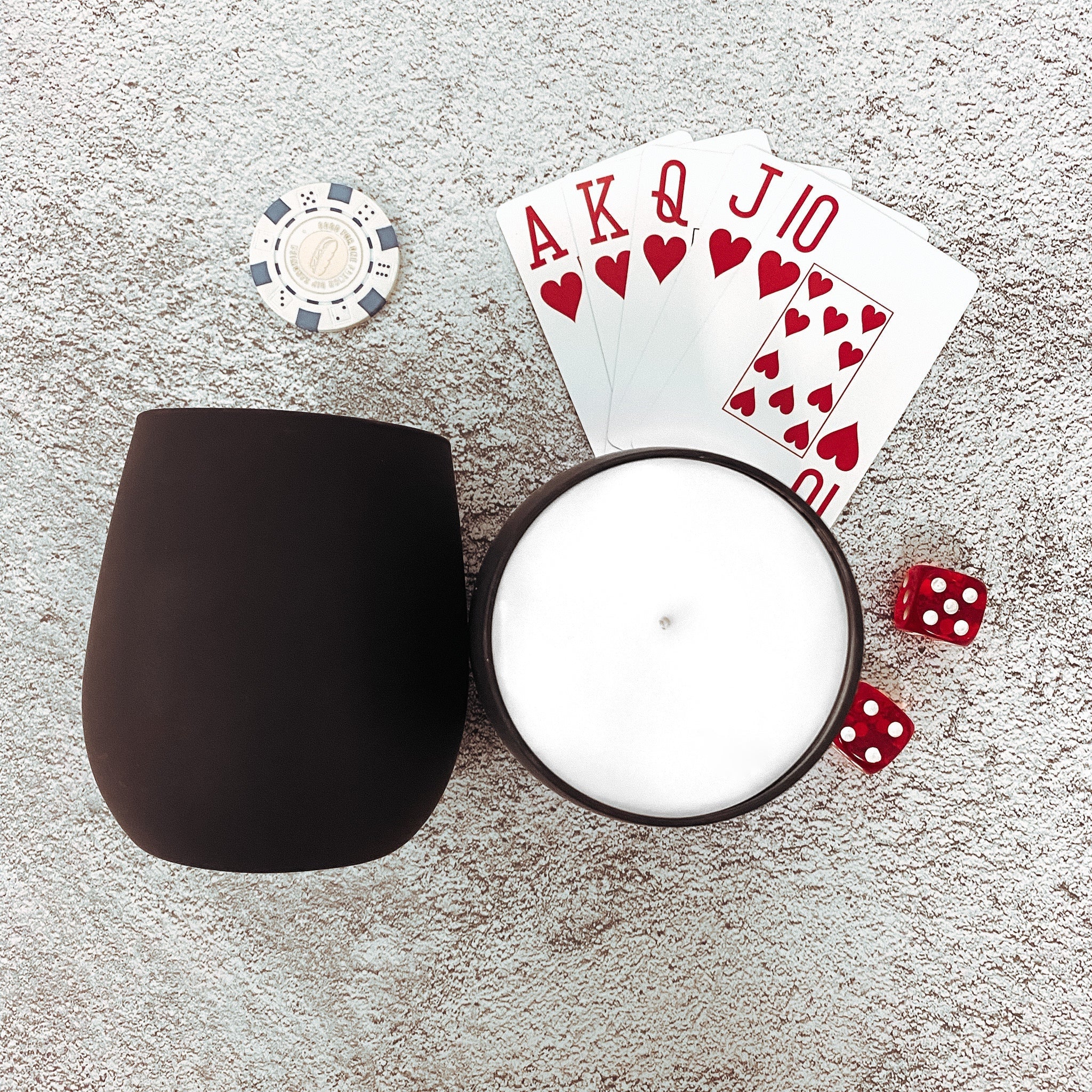 Vegas Matte Black Candle