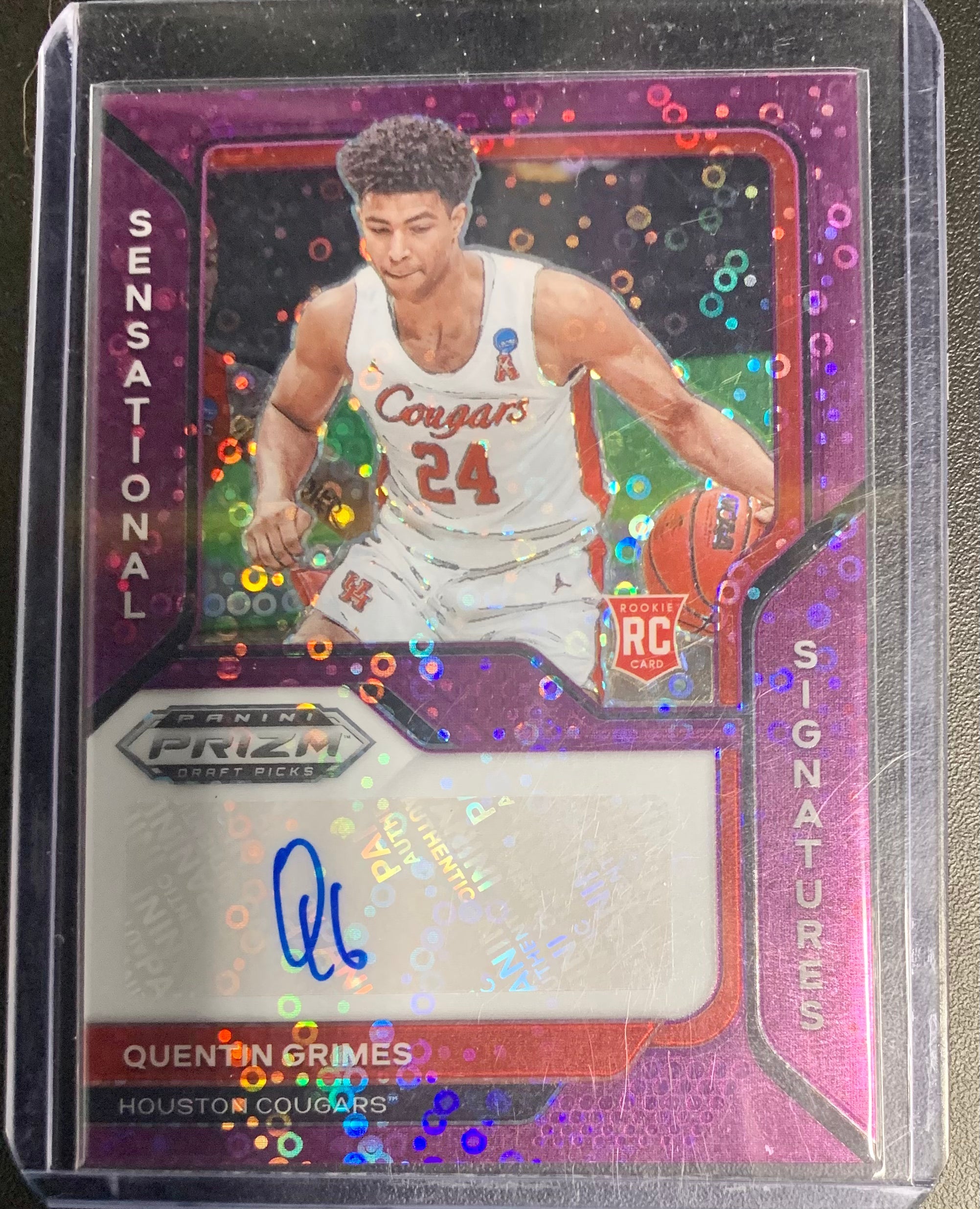 Quentin Grimes - 2021 Panini Prizm Draft Picks Purple - #SS-QGR