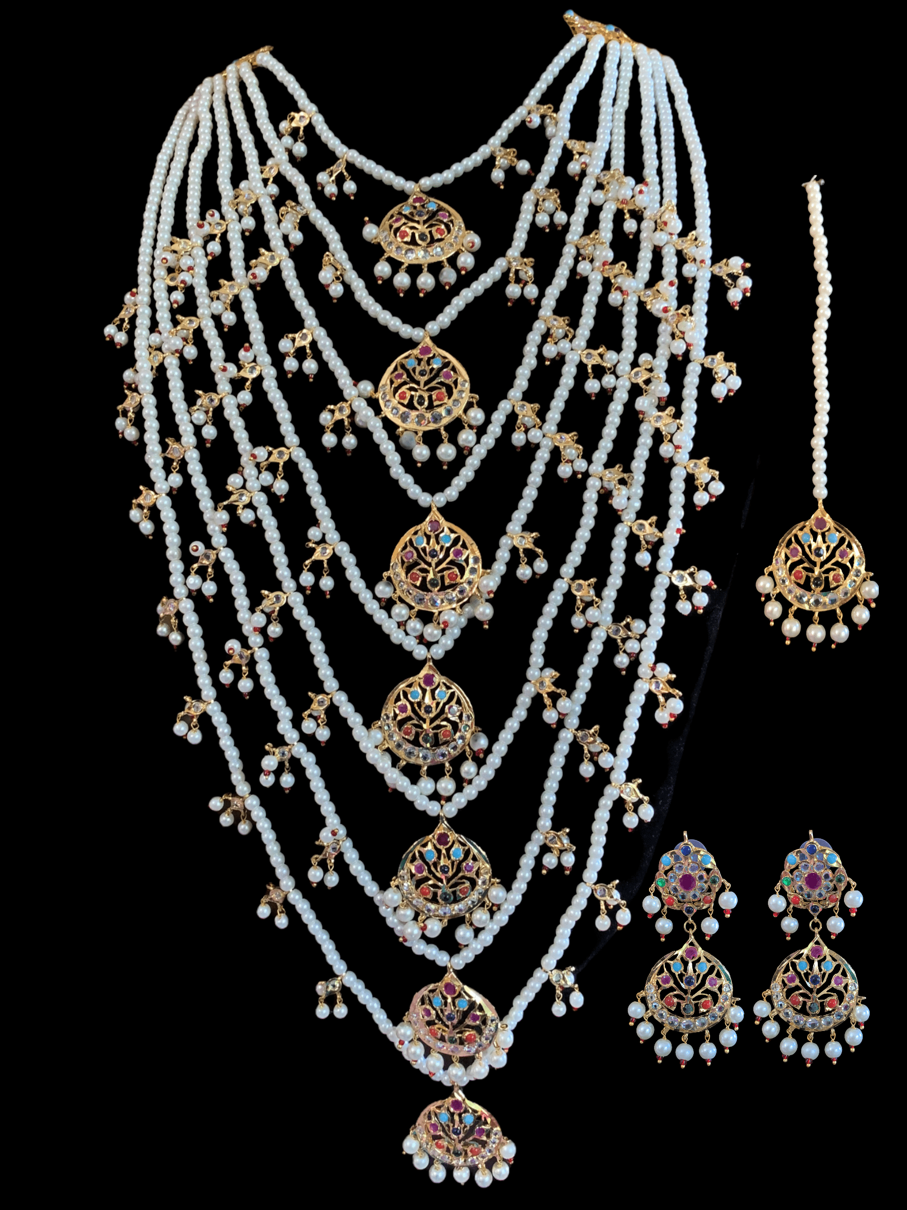 SAT12 Asmara Hyderabadi bridal satlada navratan  ( SHIPS IN 4 WEEKS )