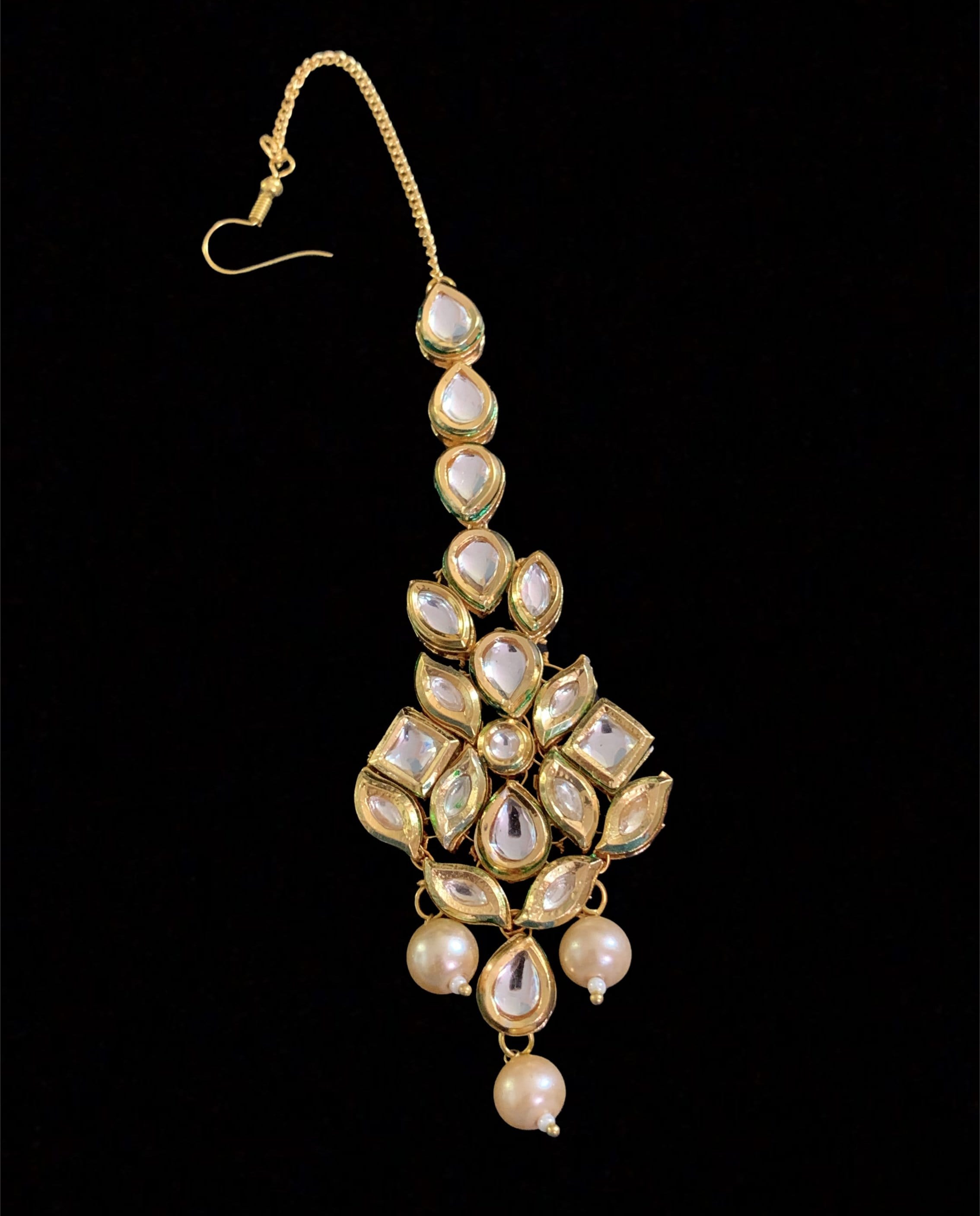 DJTK80 Shayana high quality kundan tika ( READY TO SHIP )