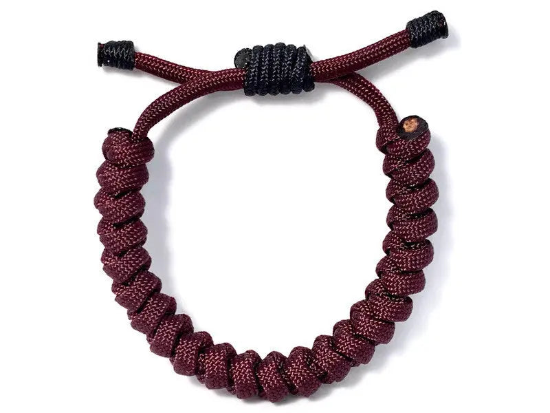 Engineered Maroon Rope Bracelet