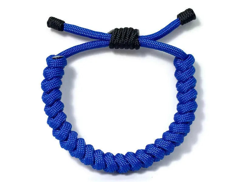 Engineered Electric Blue Rope Bracelet
