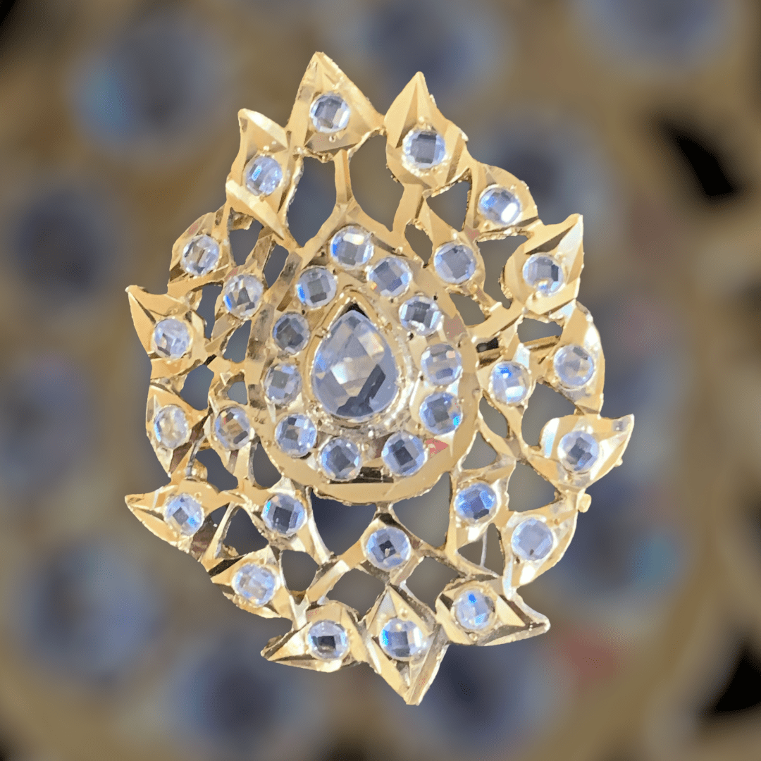 DJR68 Naaz Hyderabadi statement  ring ( READY TO SHIP)