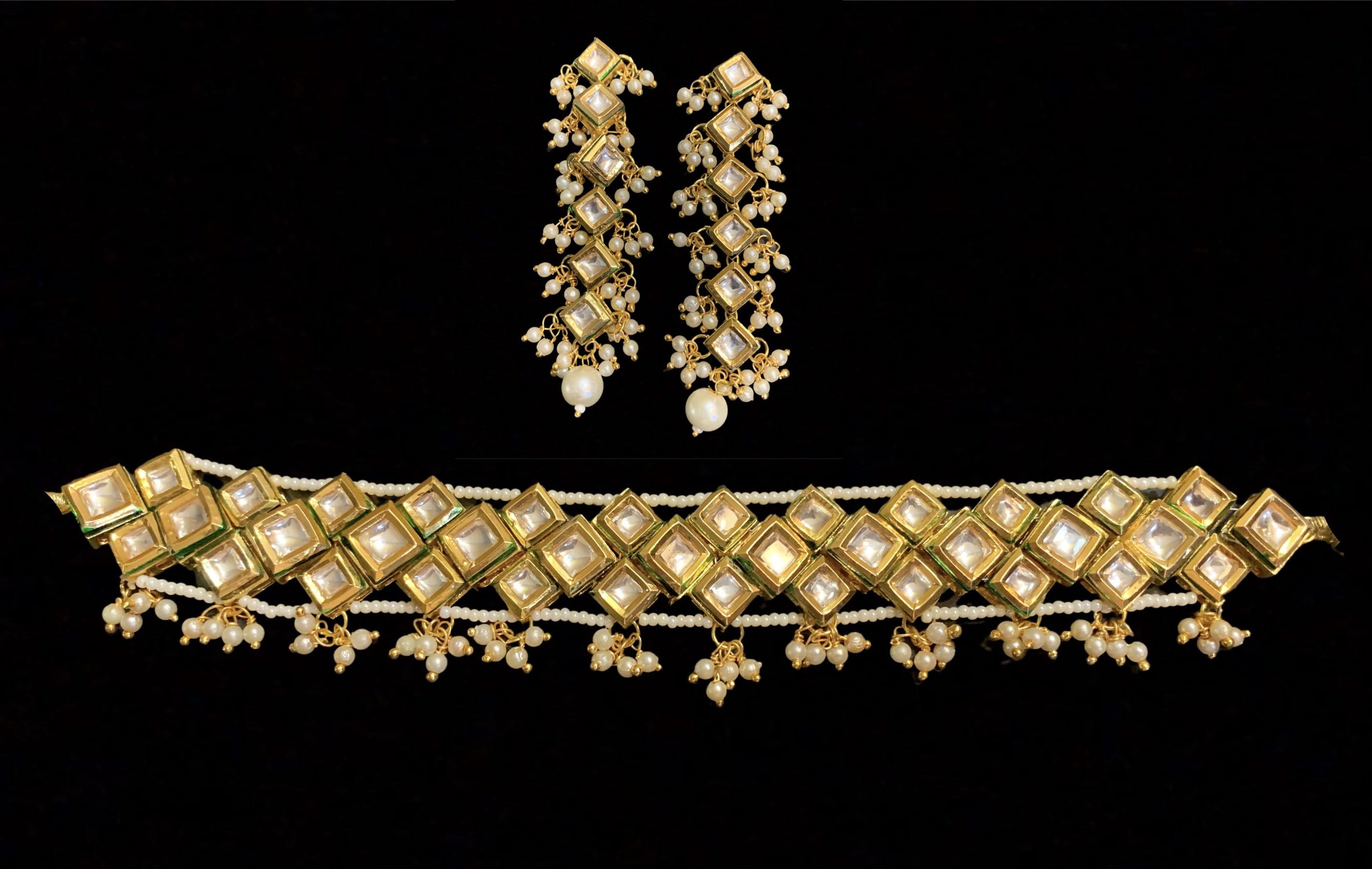 C164 High quality kundan choker ( SHIPS IN 2 WEEKS )